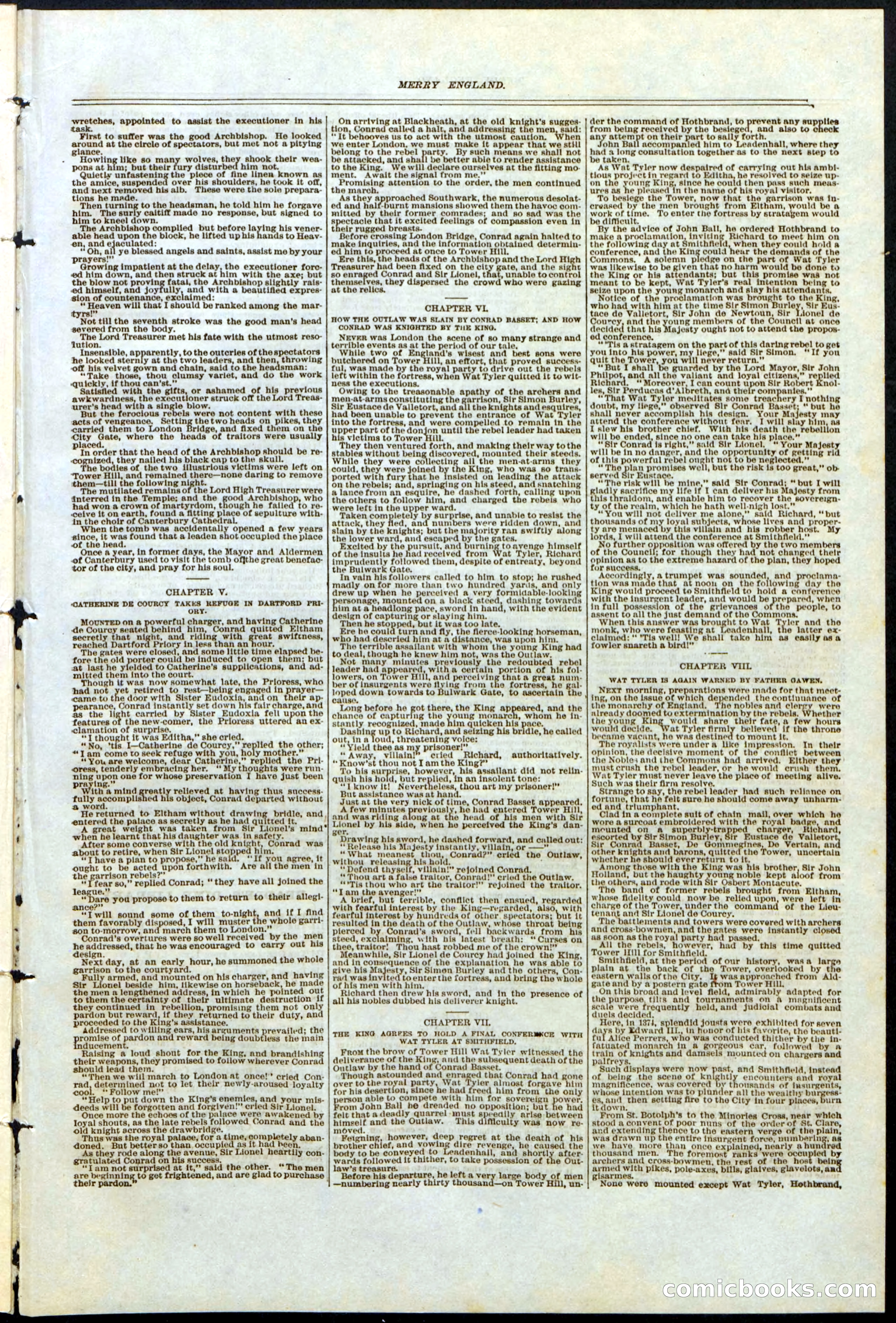 Beadle's New York Dime Library No. 125 — page 31 of 32