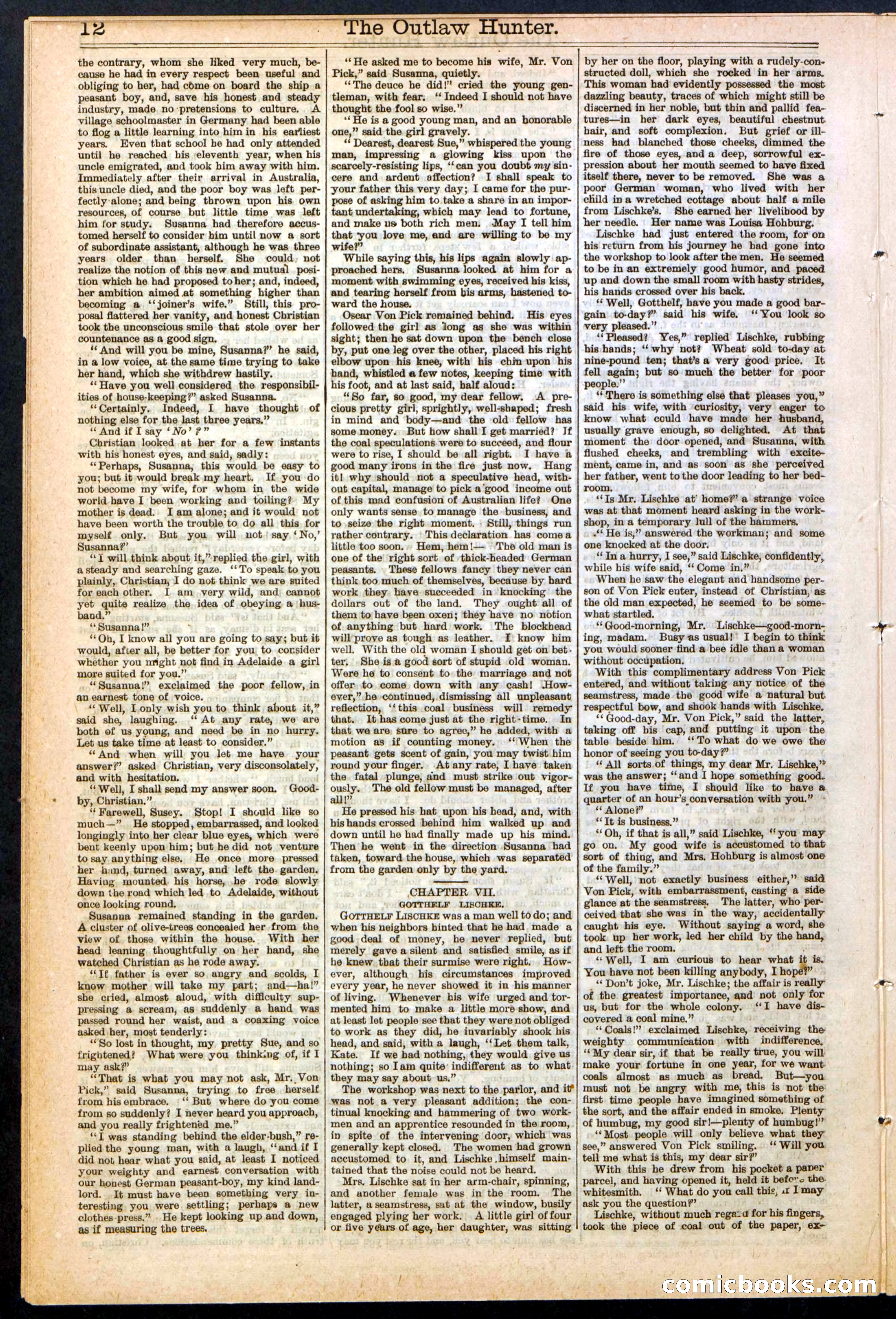 Beadle's New York Dime Library, No. 136 — page 12 of 32