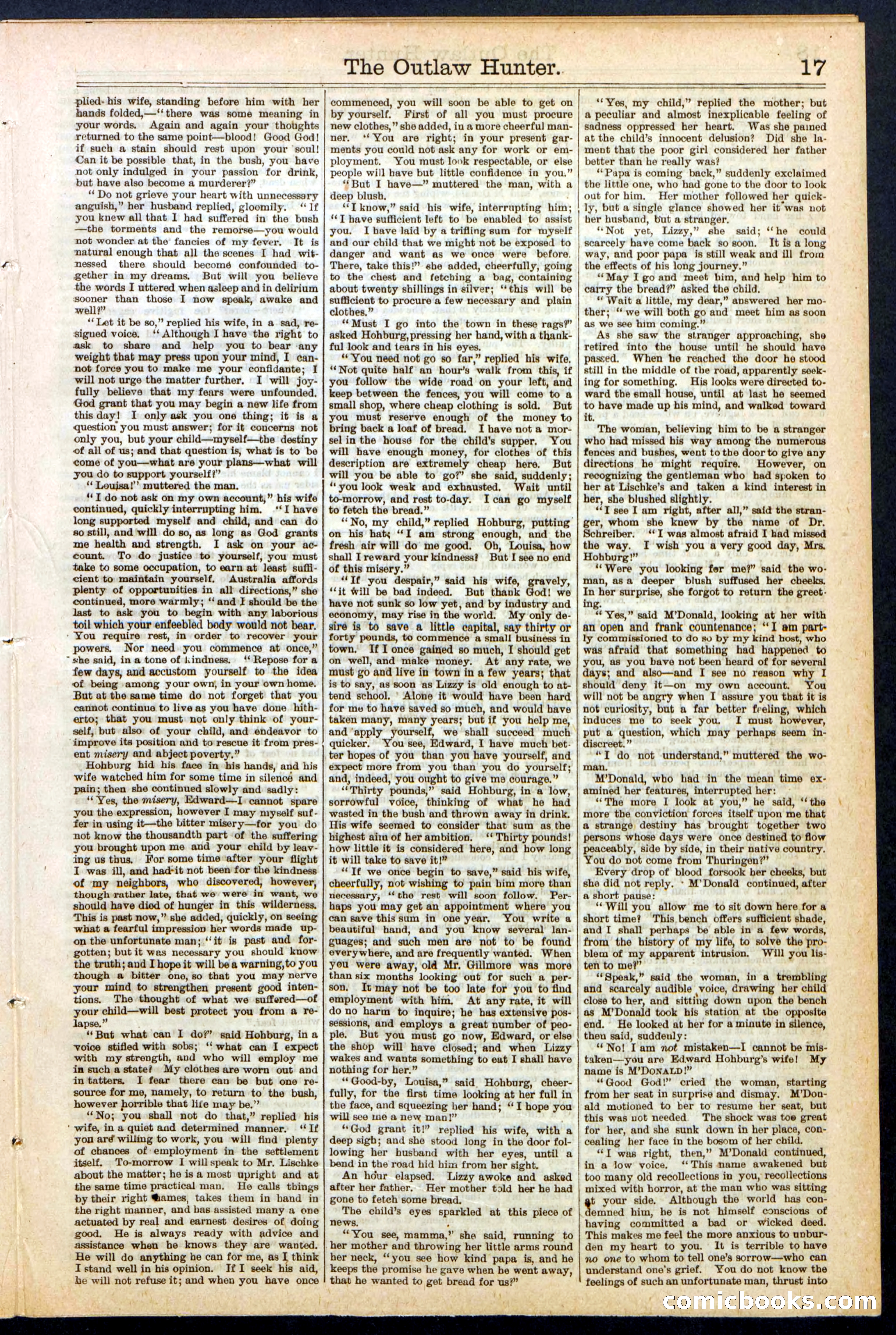 Beadle's New York Dime Library, No. 136 — page 17 of 32