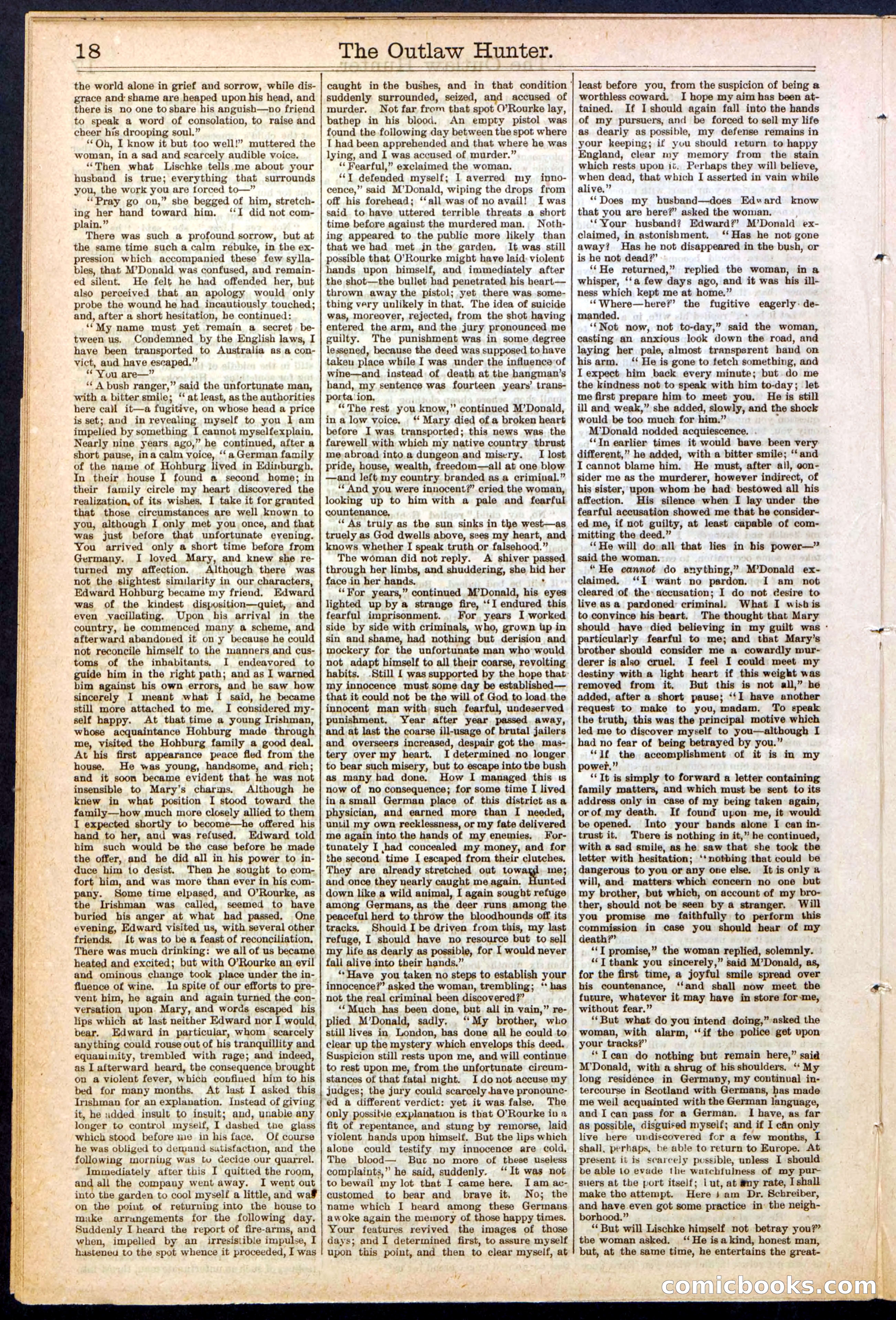 Beadle's New York Dime Library, No. 136 — page 18 of 32