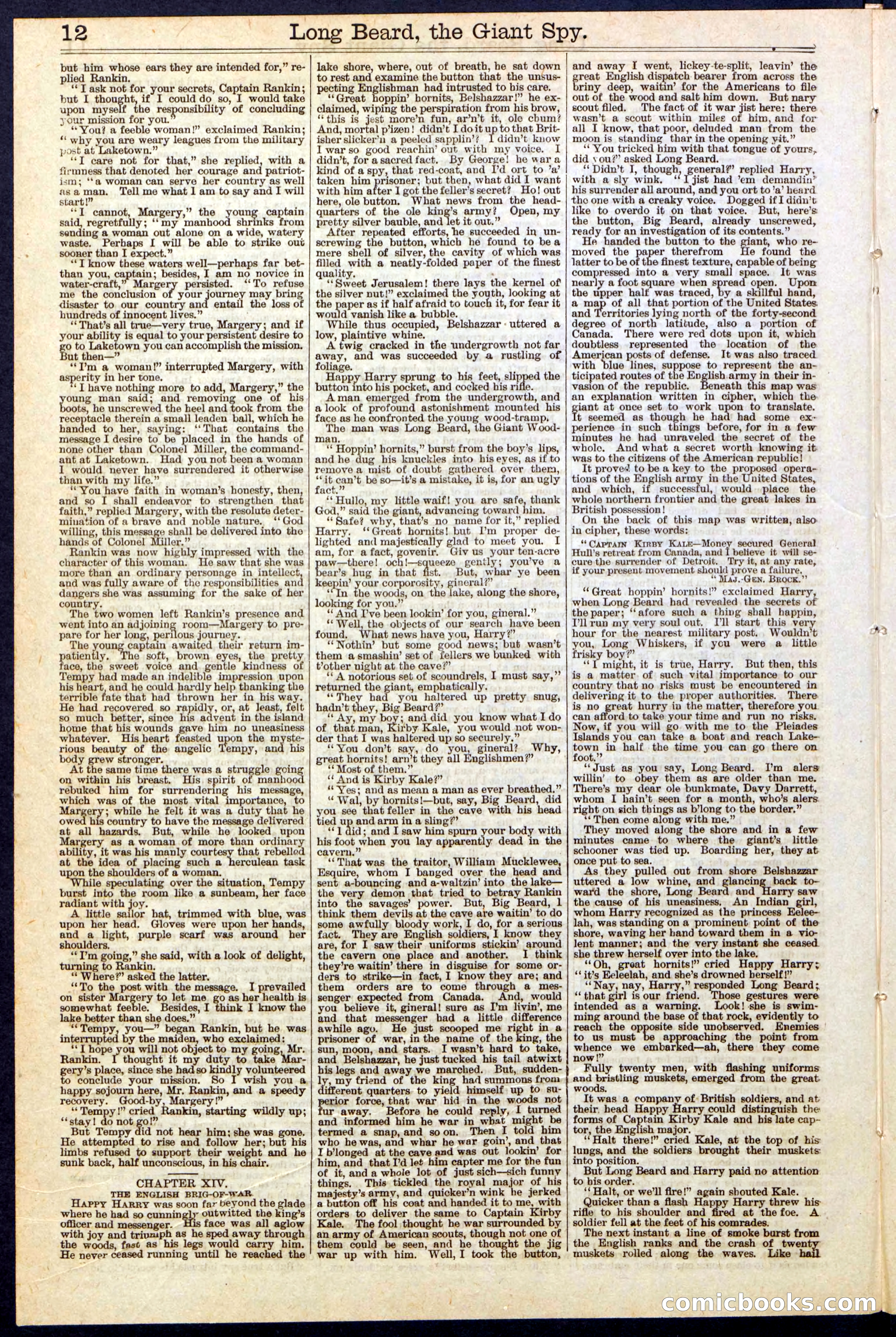 Beadle's New York Dime Library, No. 137 — page 12 of 32