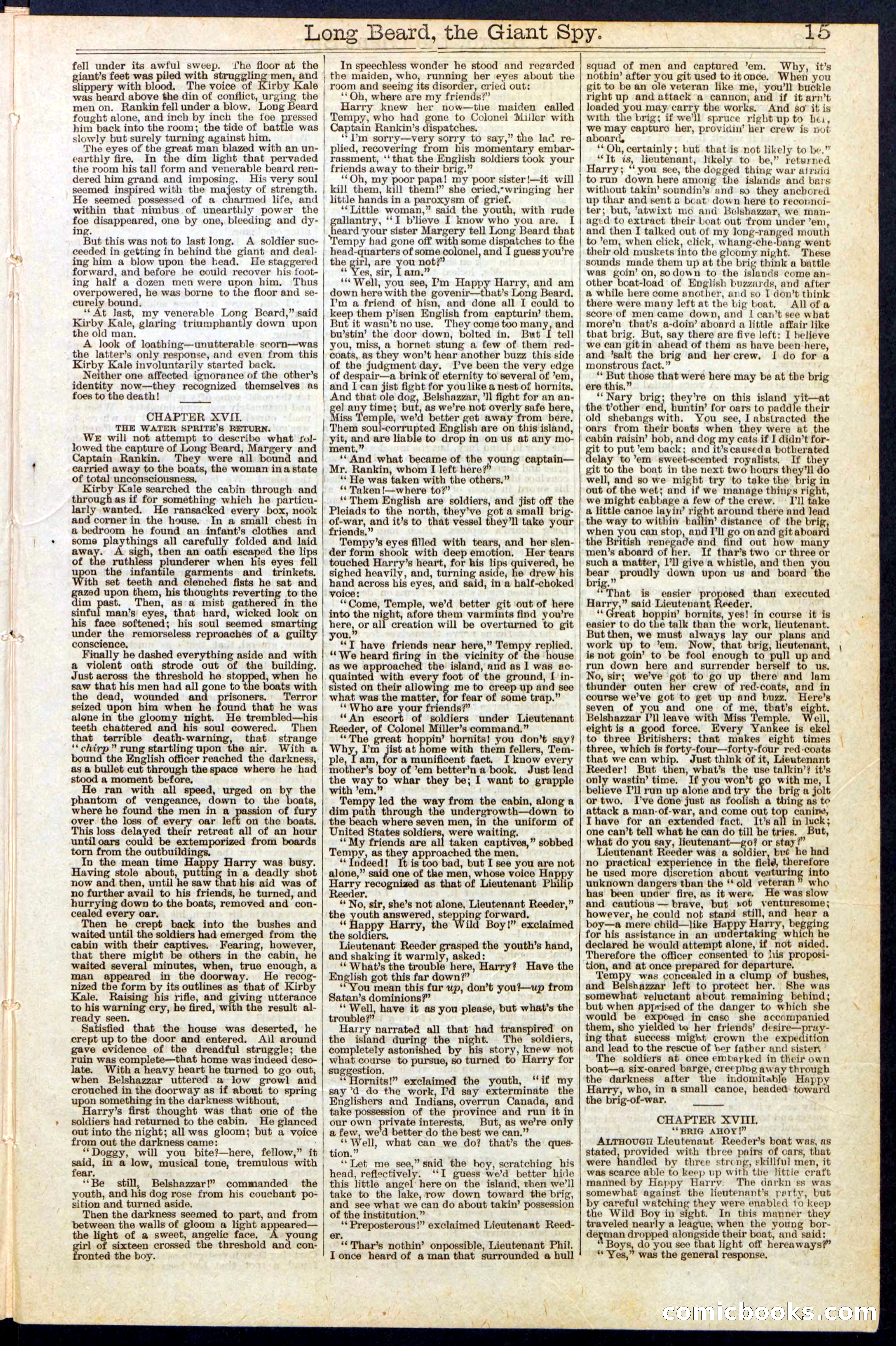 Beadle's New York Dime Library, No. 137 — page 15 of 32