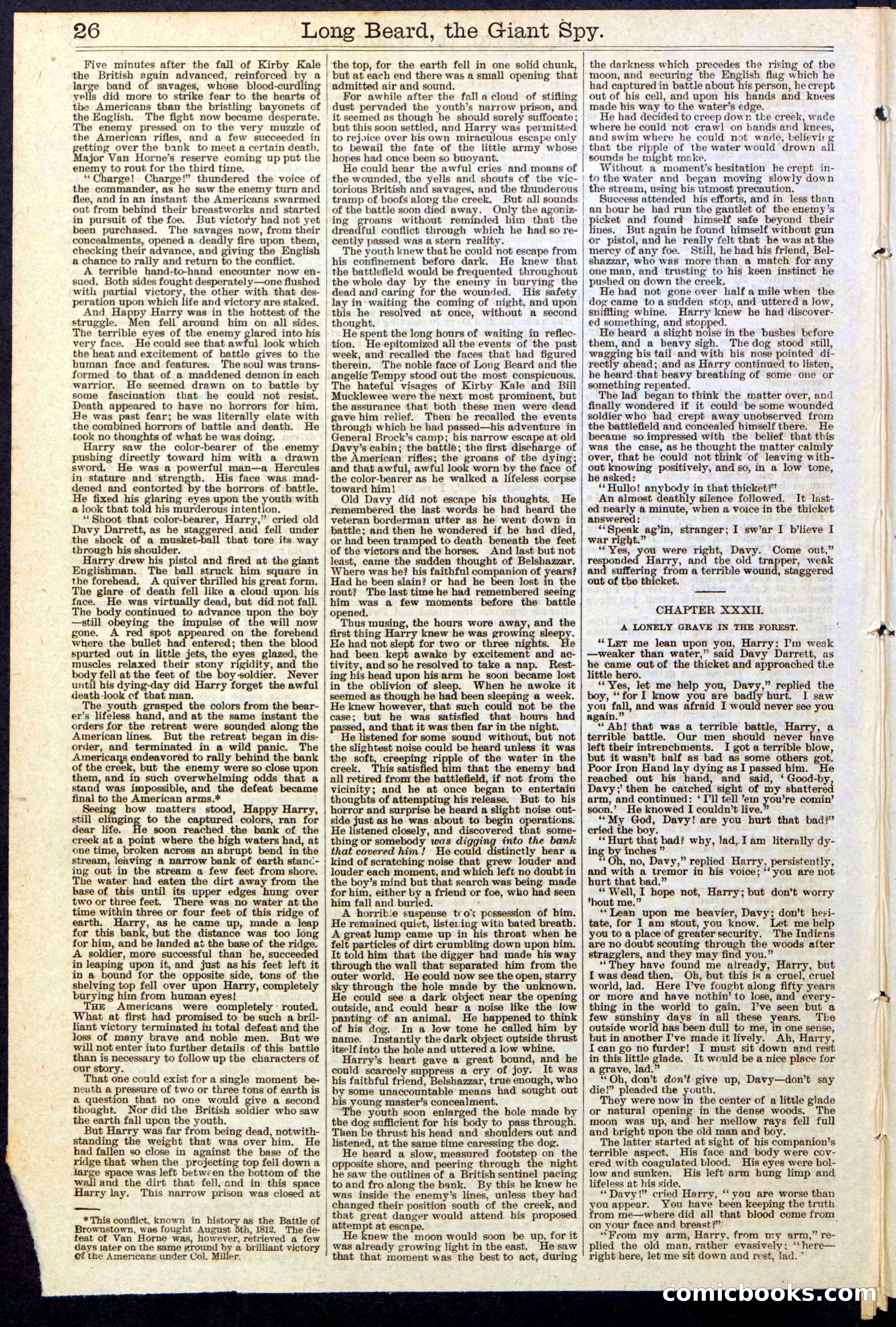 Beadle's New York Dime Library, No. 137 — page 26 of 32