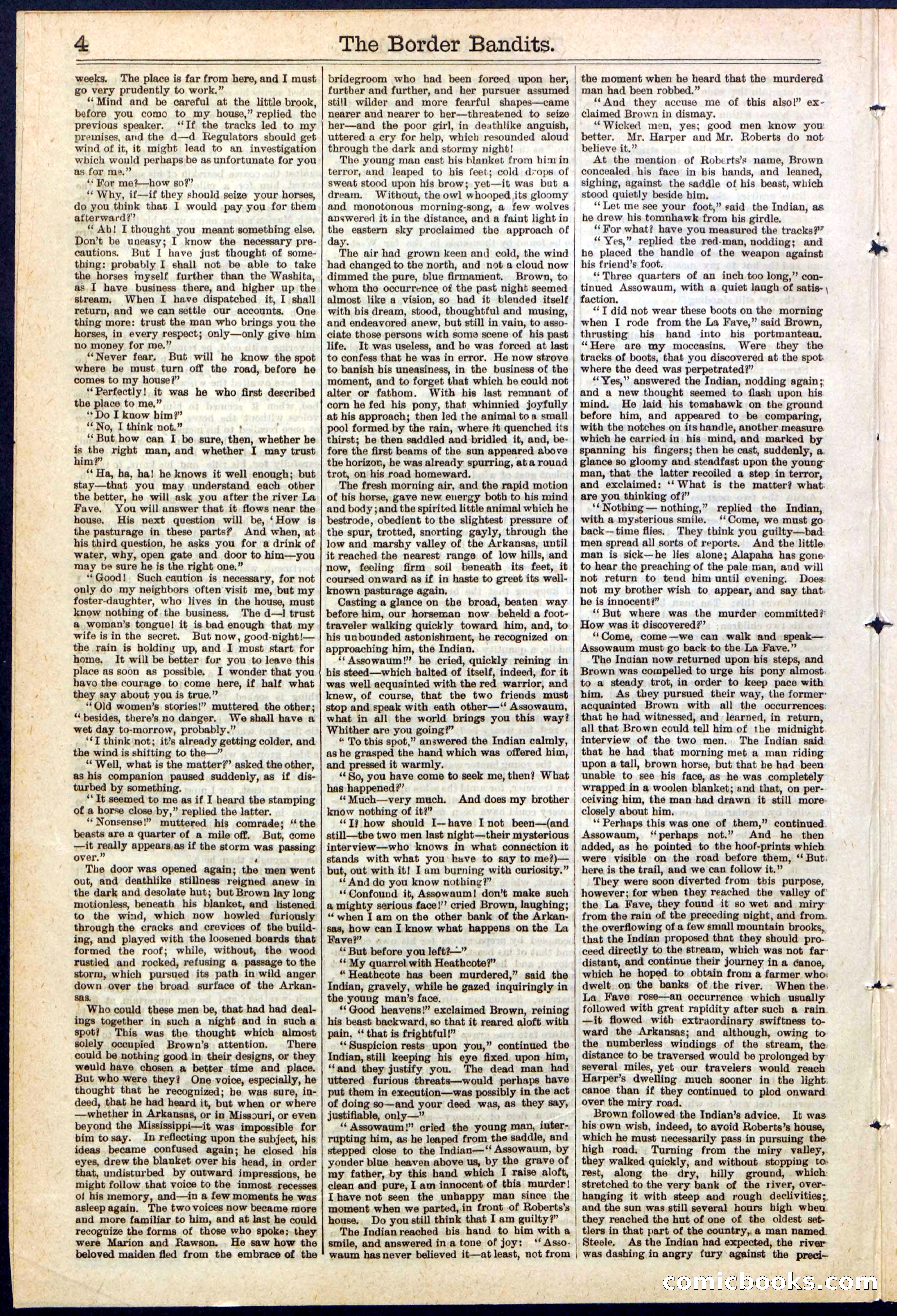 Beadle's New York Dime Library, No. 138 — page 4 of 24