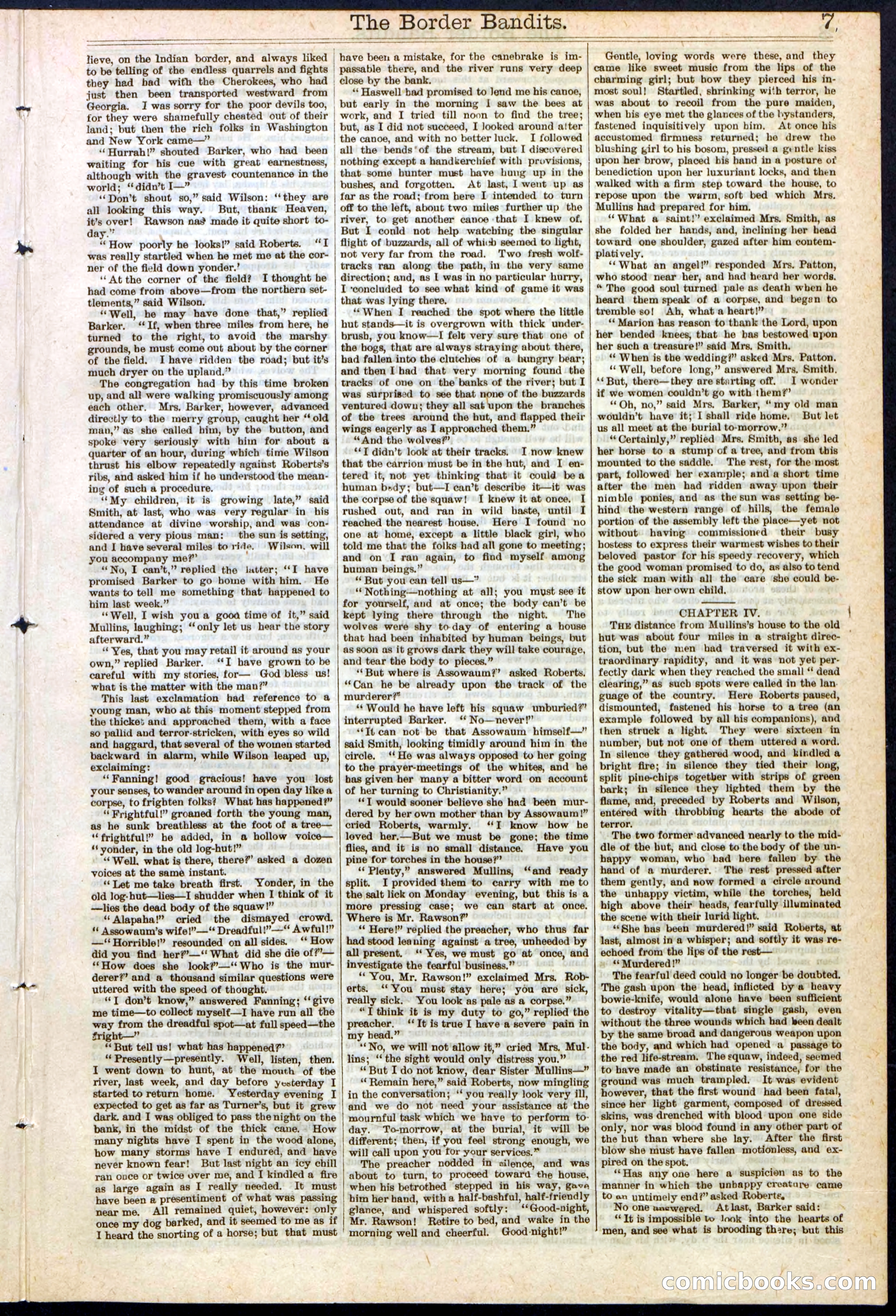 Beadle's New York Dime Library, No. 138 — page 7 of 24