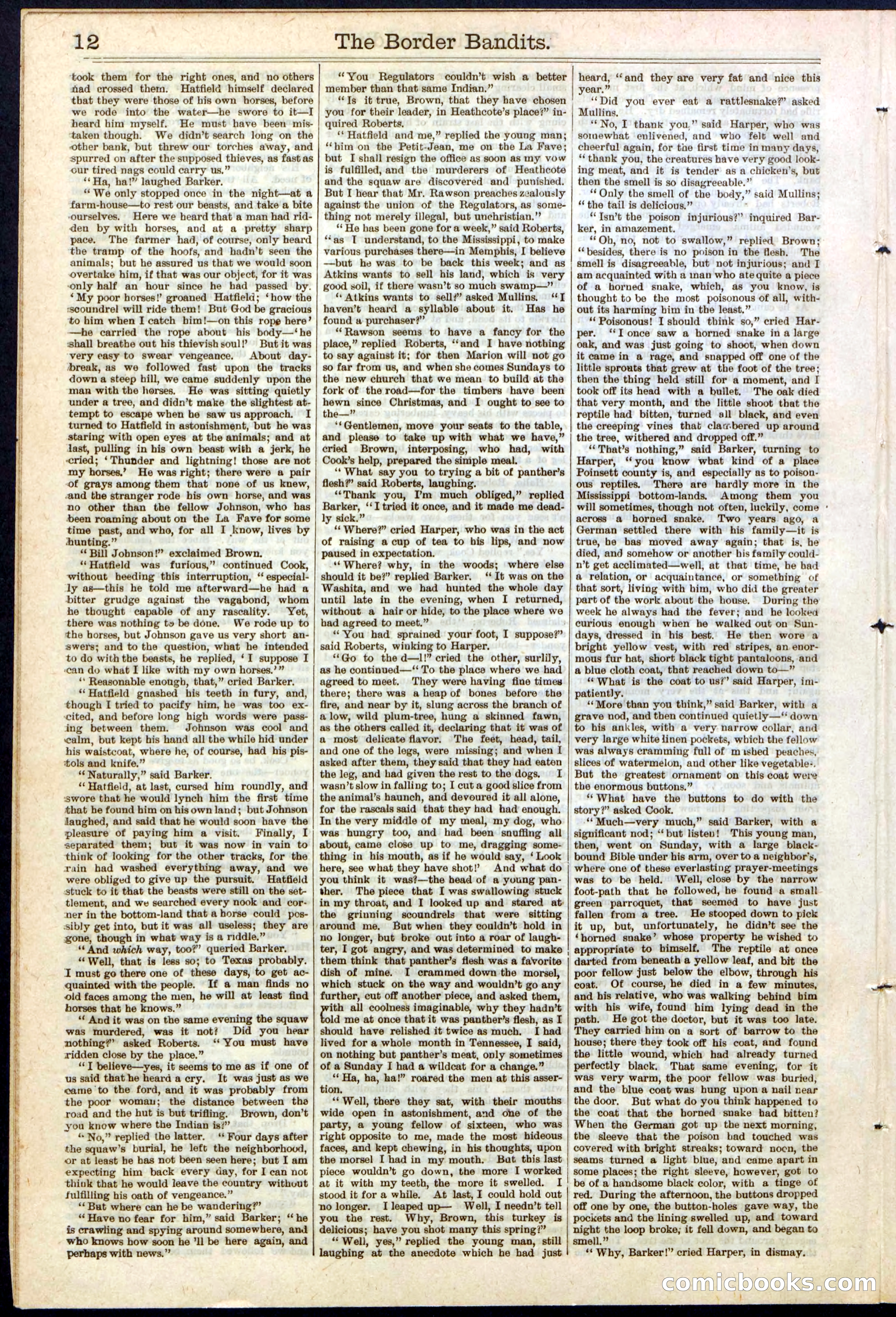 Beadle's New York Dime Library, No. 138 — page 12 of 24
