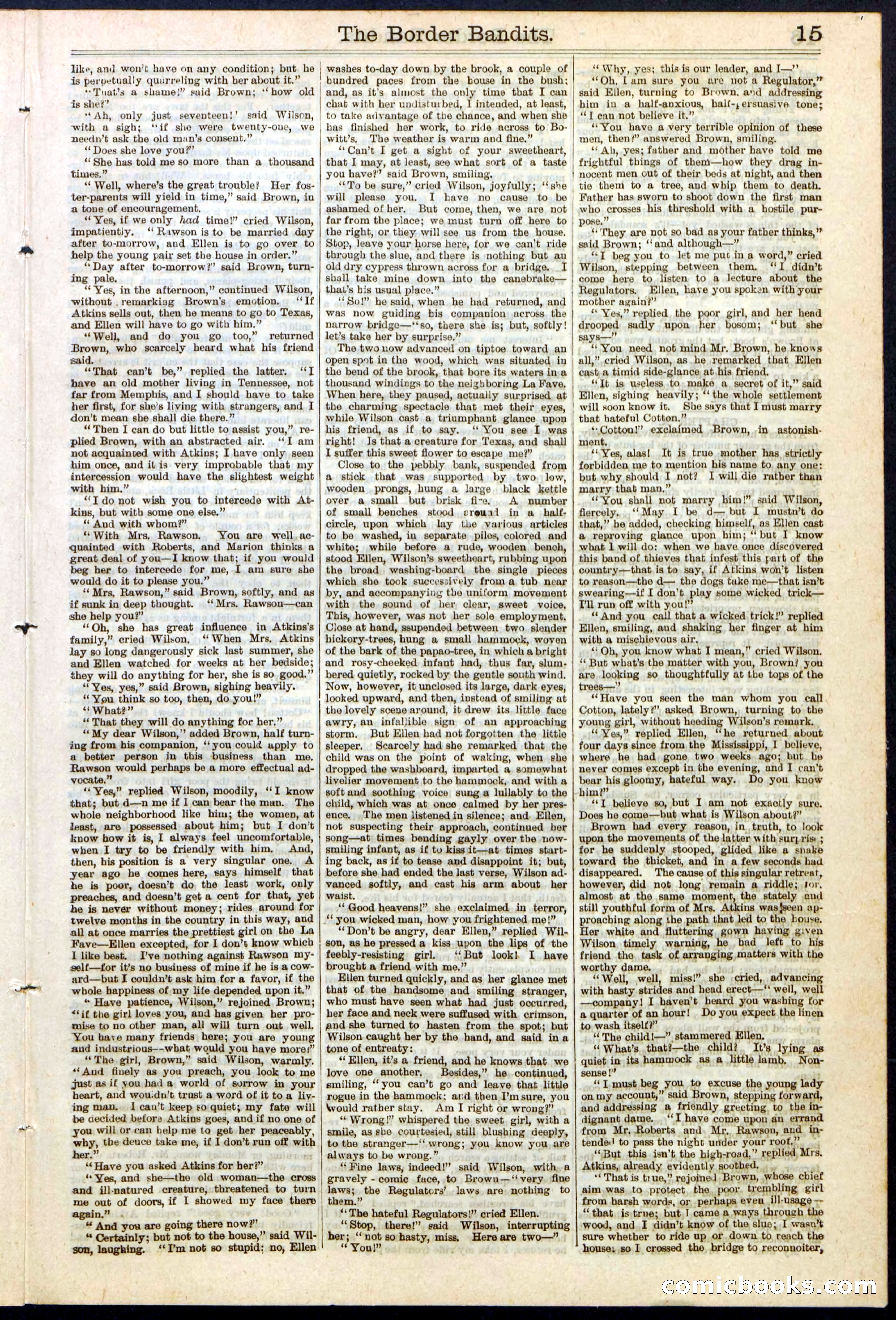 Beadle's New York Dime Library, No. 138 — page 15 of 24