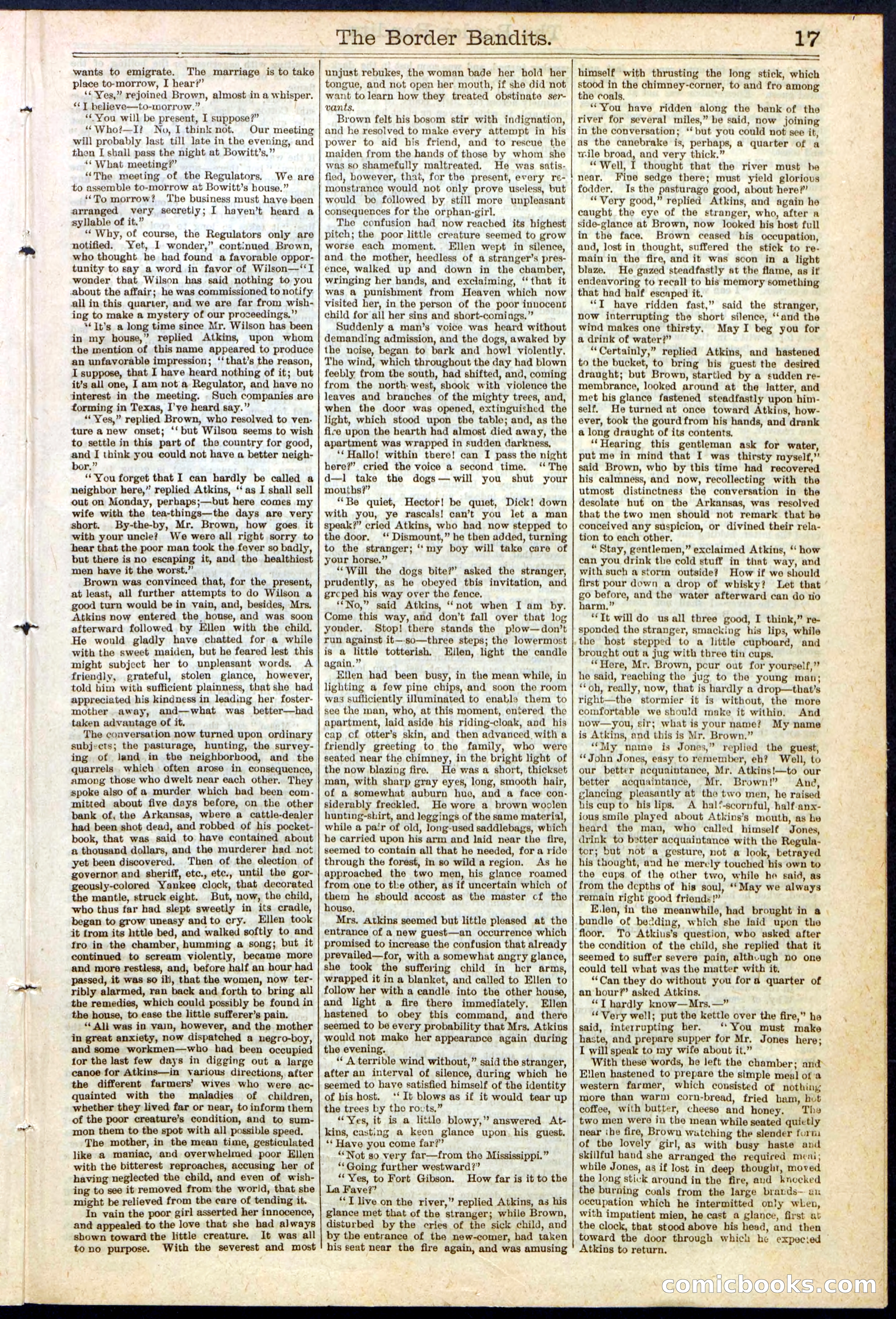 Beadle's New York Dime Library, No. 138 — page 17 of 24