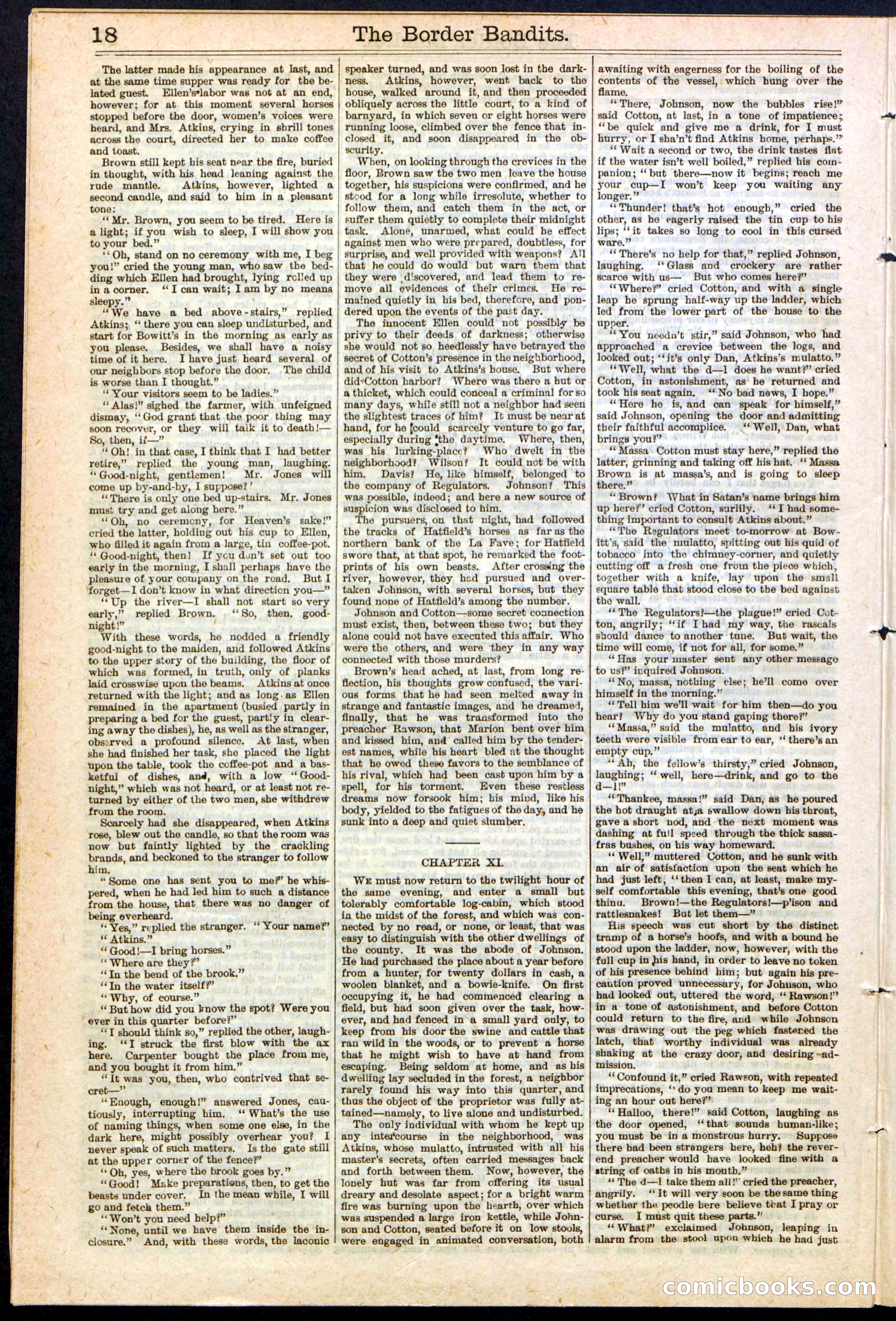 Beadle's New York Dime Library, No. 138 — page 18 of 24