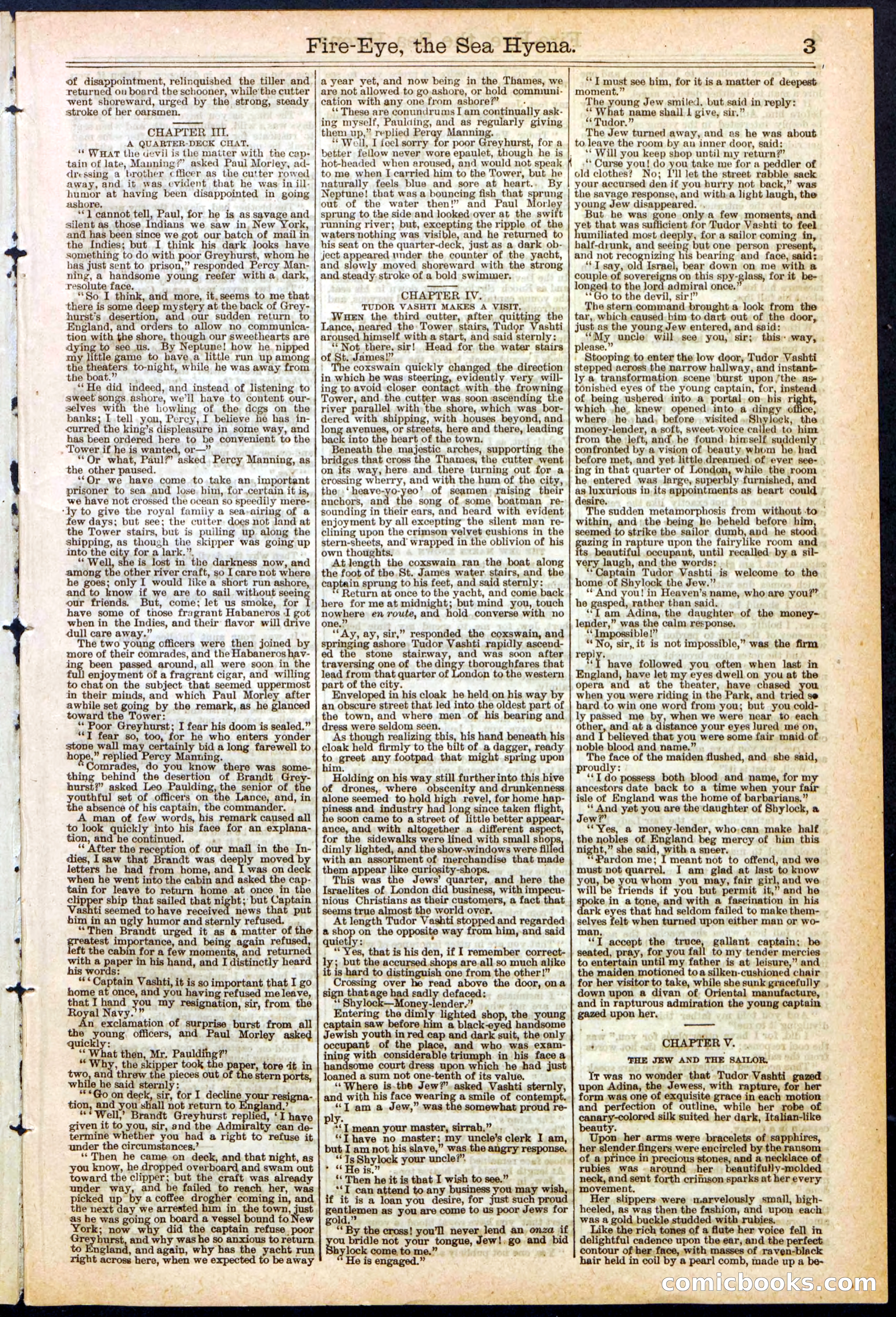 Beadle's Dime Library, No. 139 — page 3 of 24