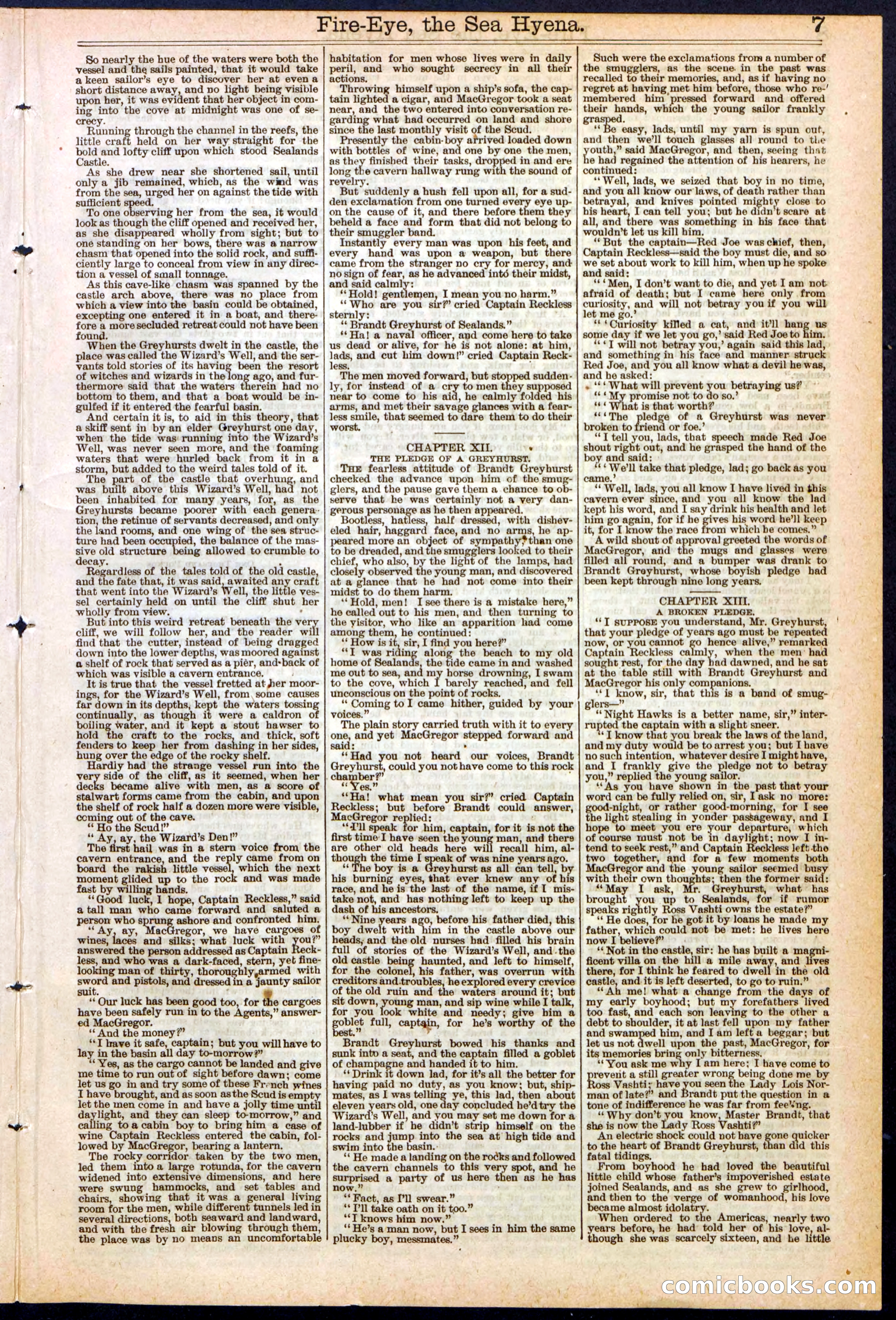 Beadle's Dime Library, No. 139 — page 7 of 24