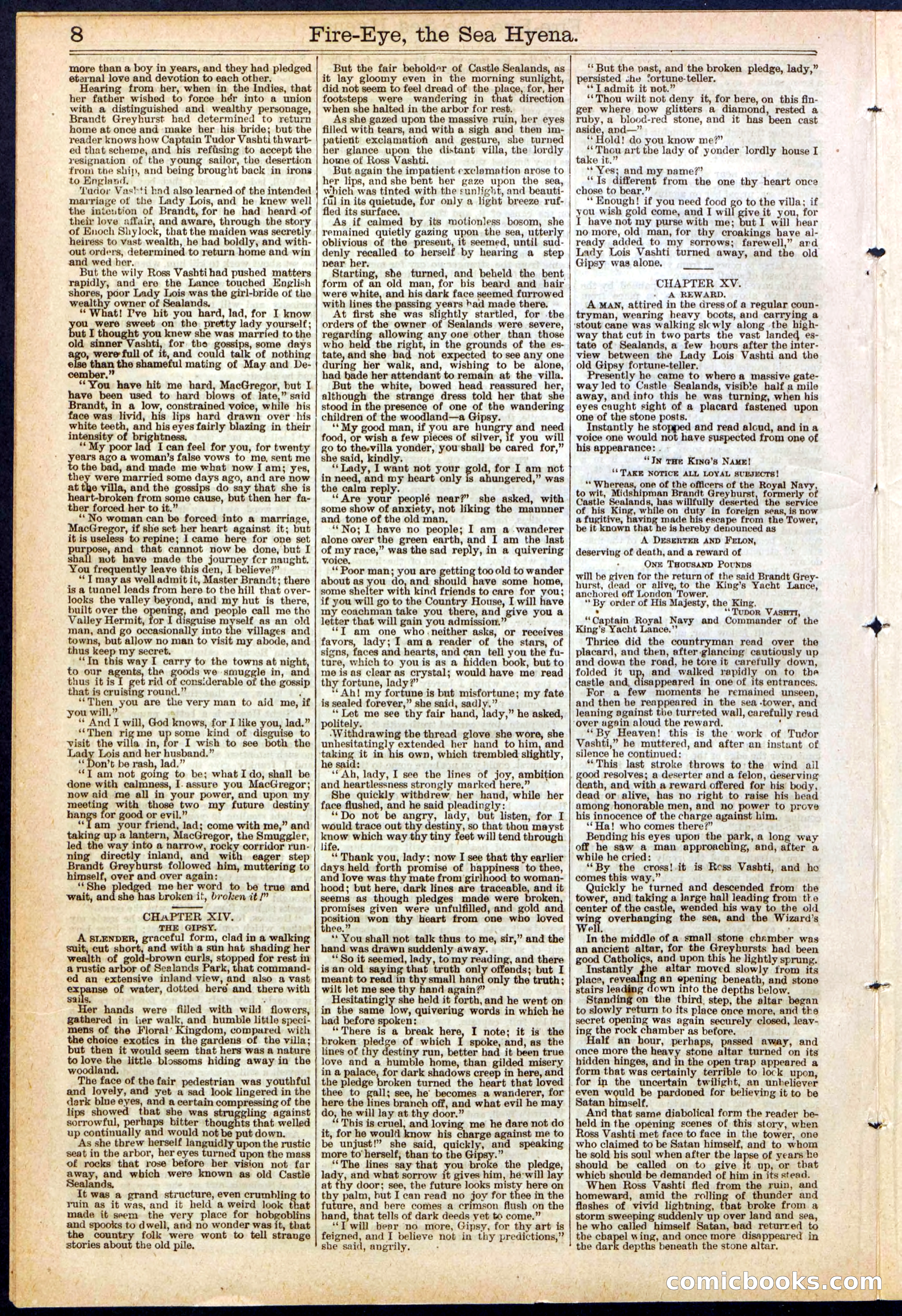 Beadle's Dime Library, No. 139 — page 8 of 24