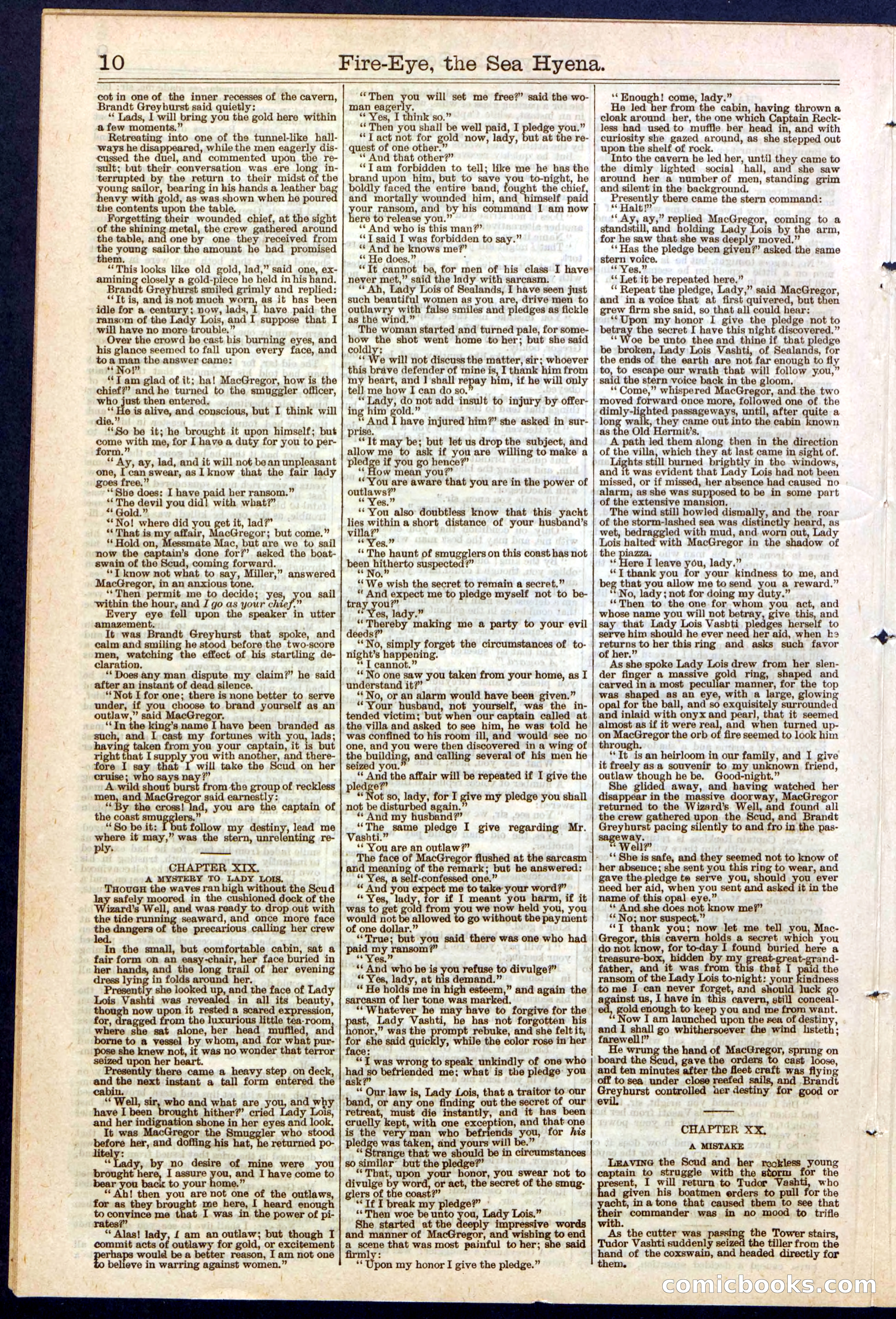 Beadle's Dime Library, No. 139 — page 10 of 24
