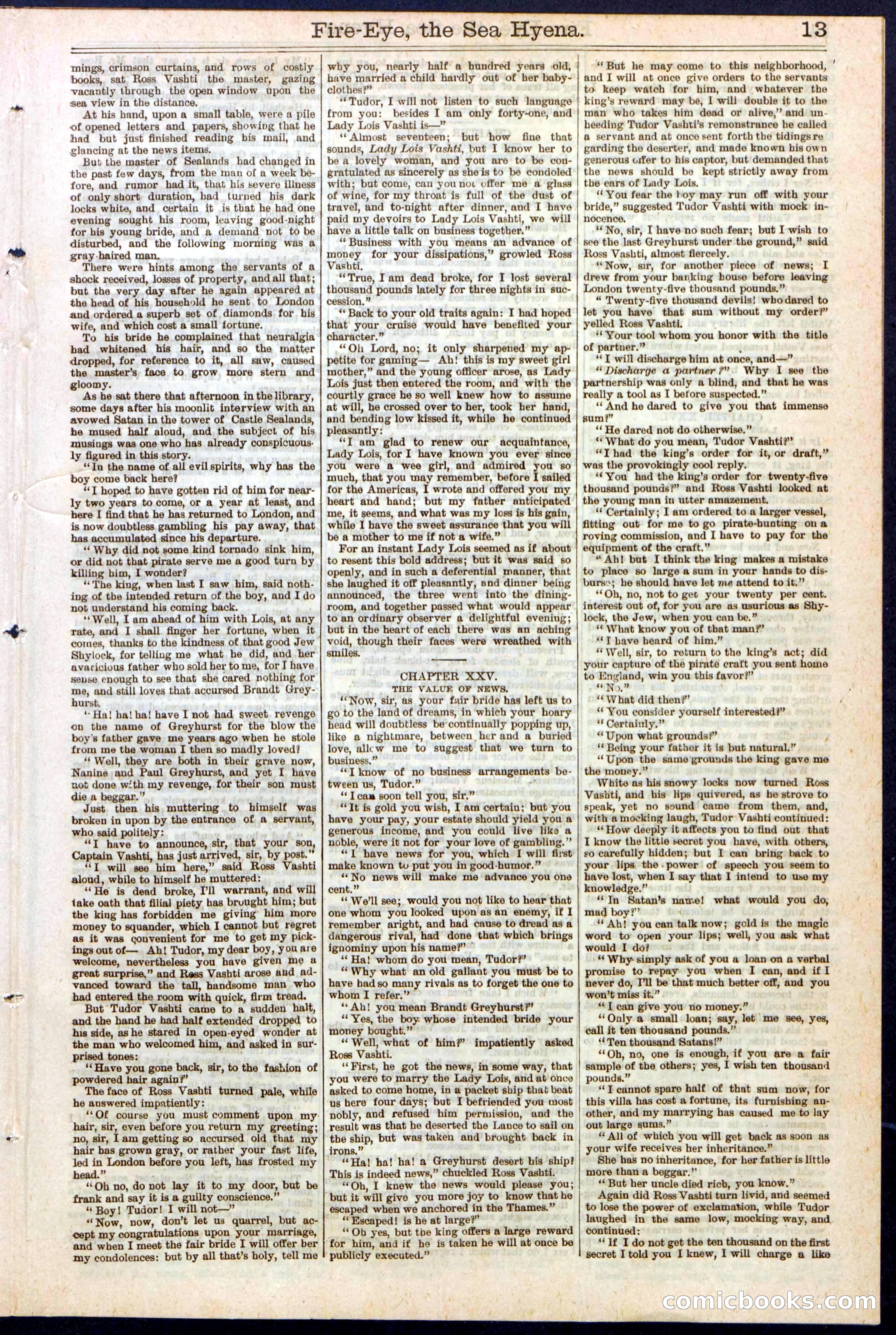Beadle's Dime Library, No. 139 — page 13 of 24