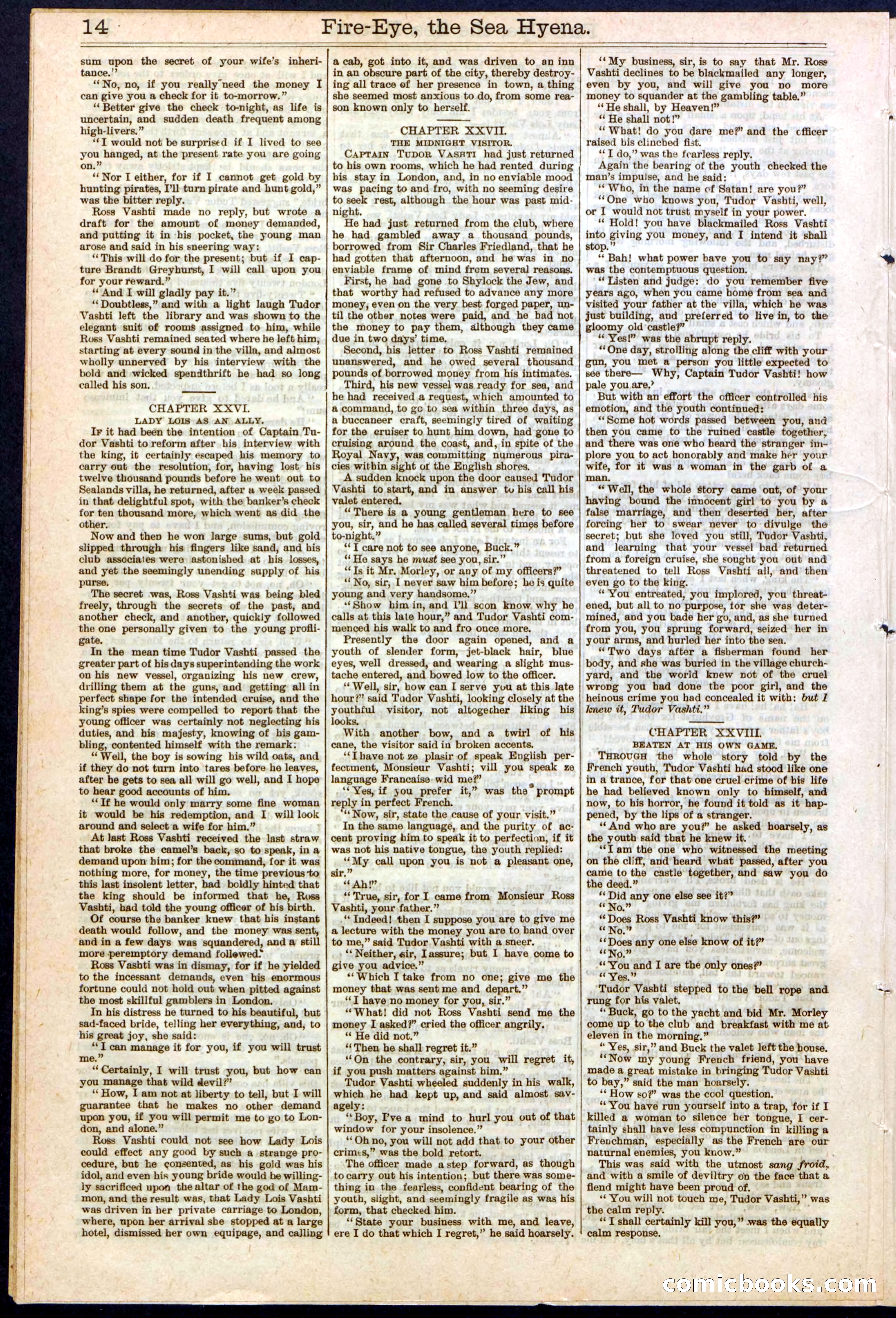 Beadle's Dime Library, No. 139 — page 14 of 24