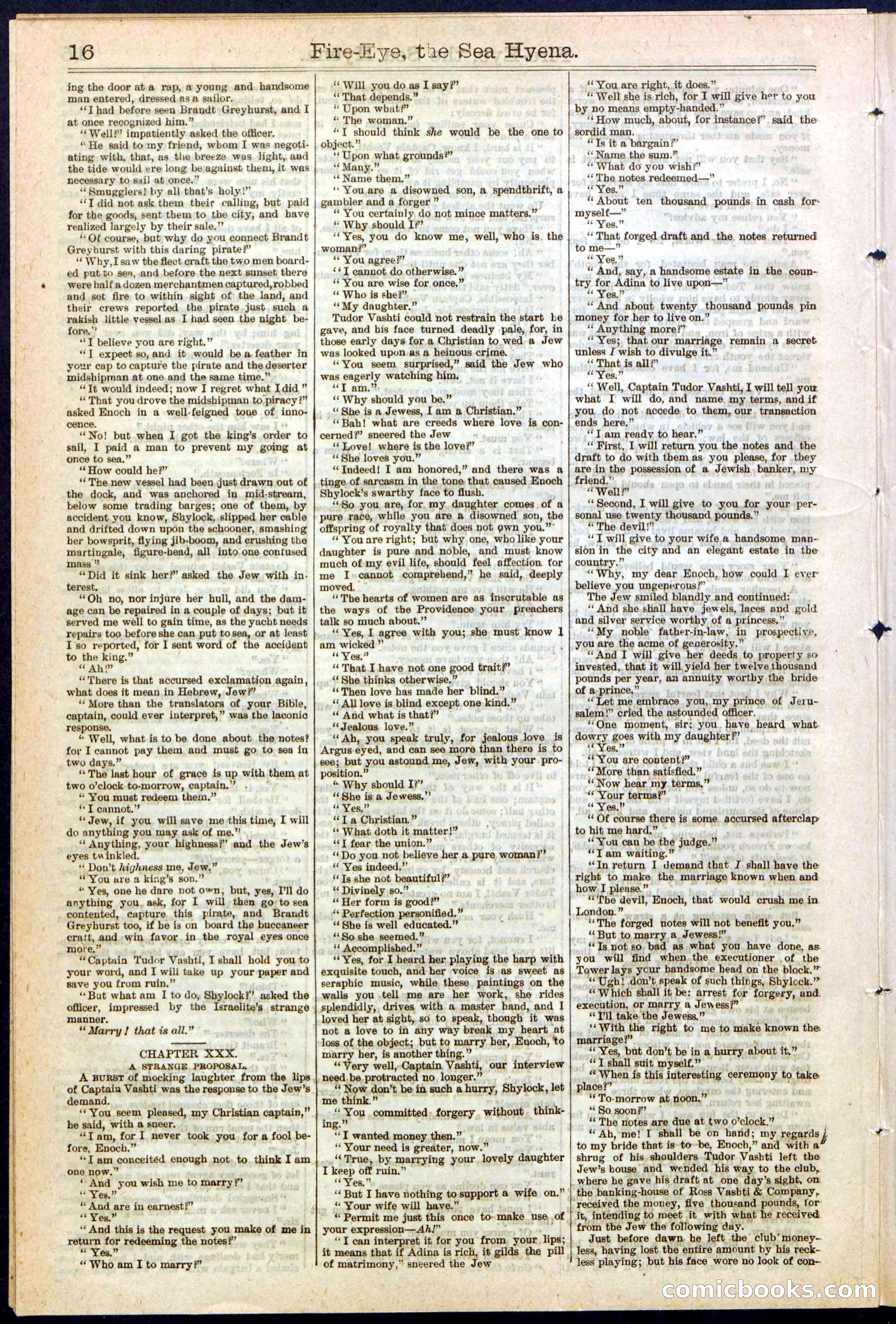 Beadle's Dime Library, No. 139 — page 16 of 24