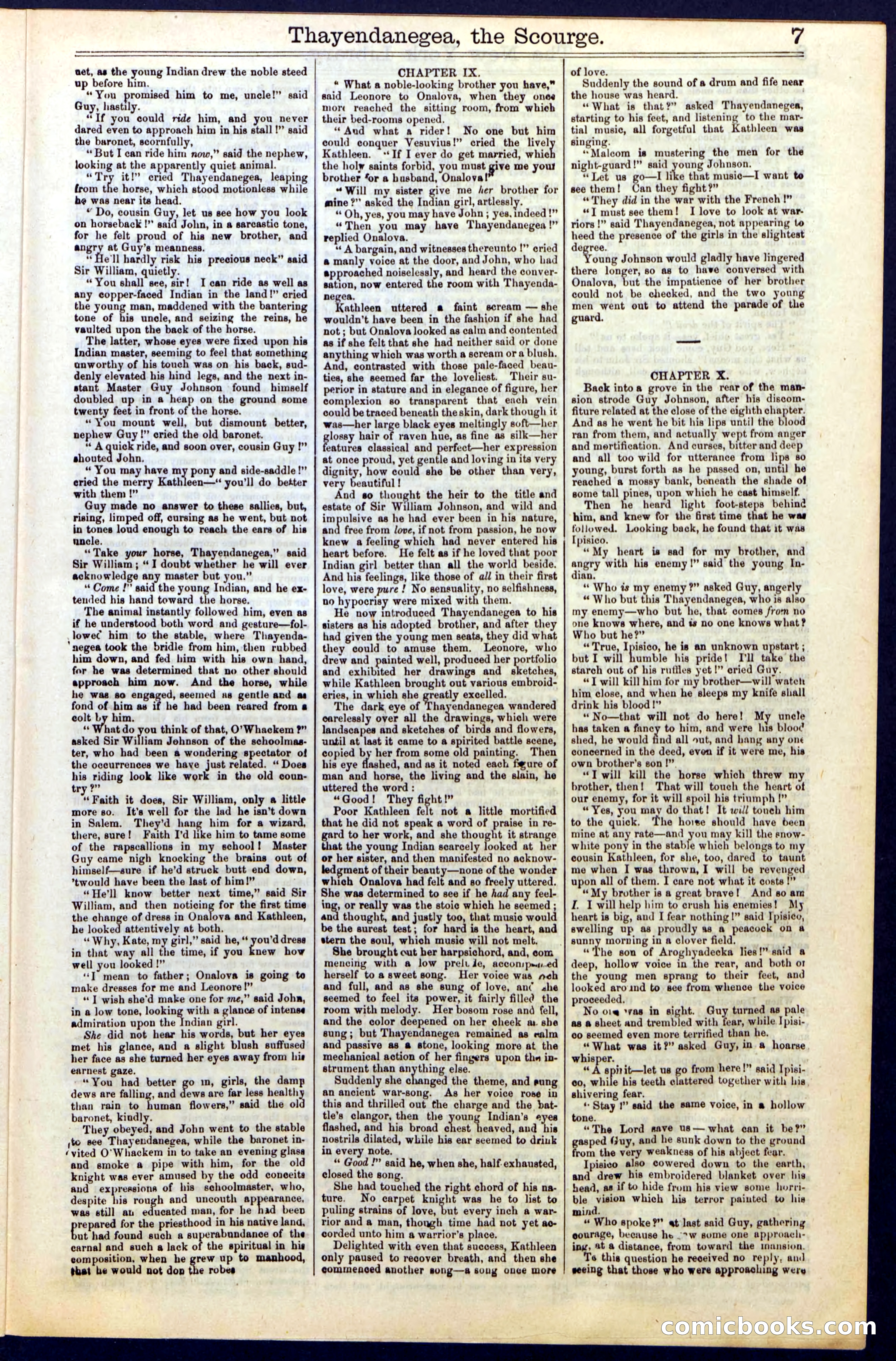 Beadle's Dime Library, Vol. II, No. 14 — page 7 of 28