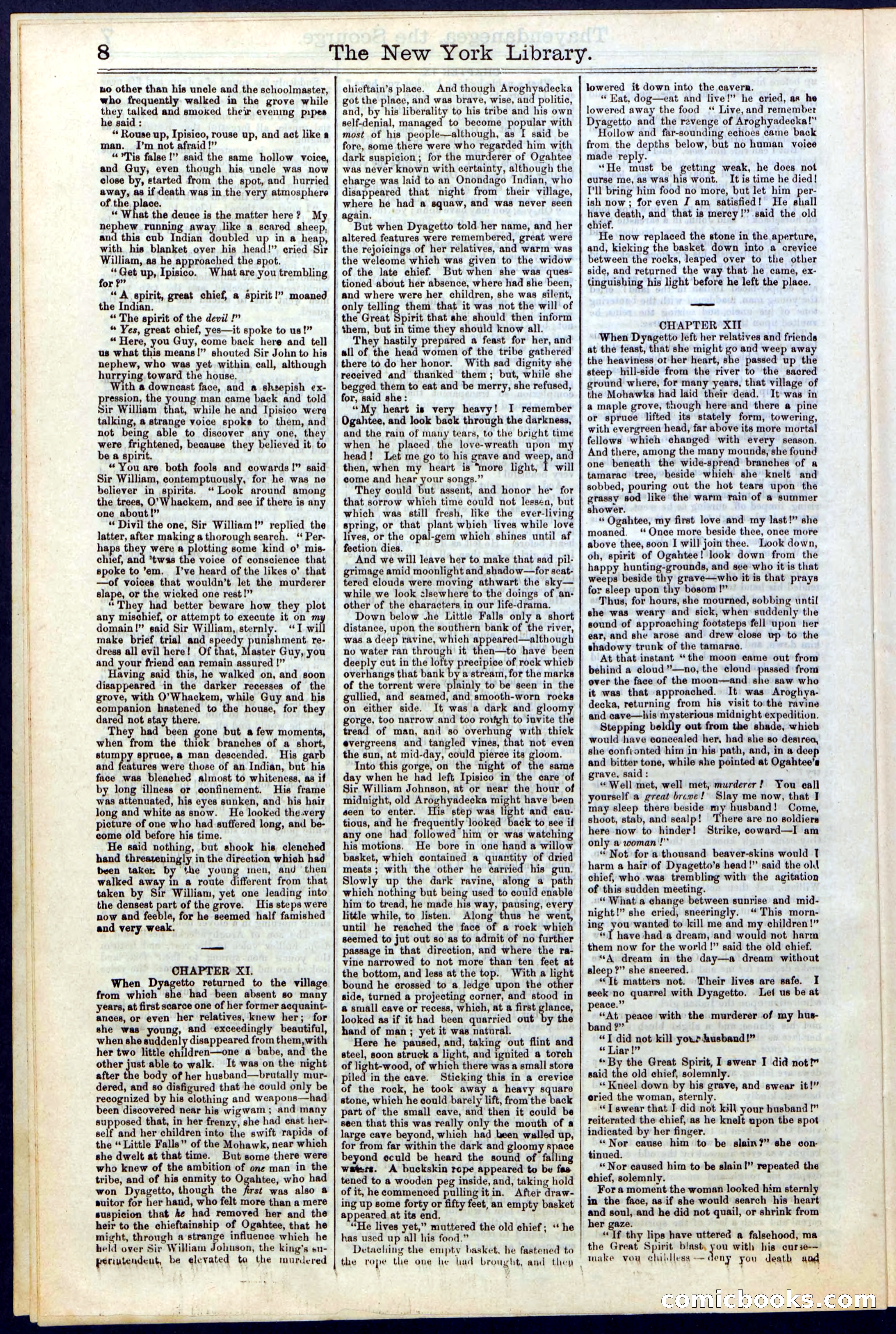 Beadle's Dime Library, Vol. II, No. 14 — page 8 of 28