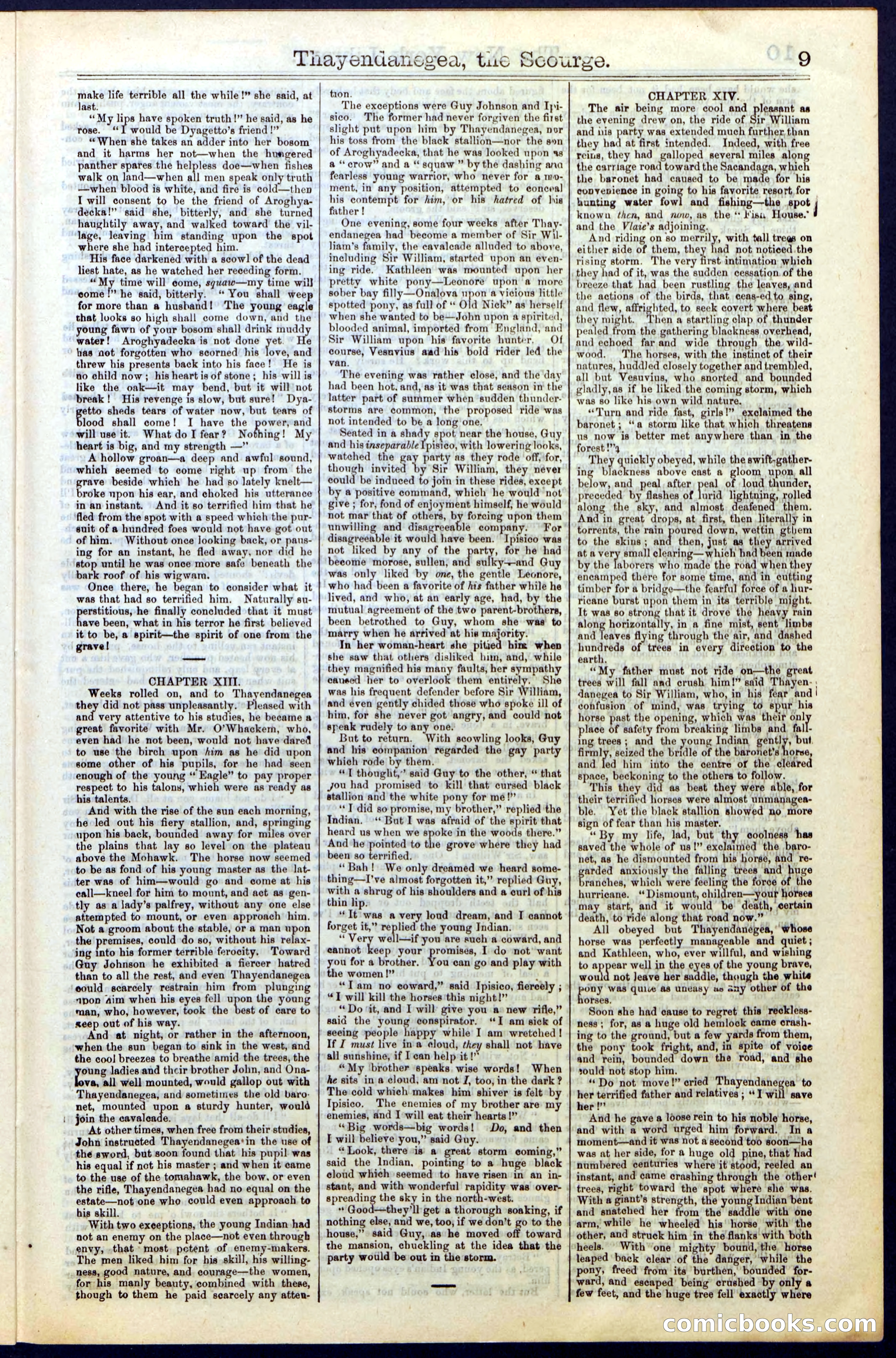 Beadle's Dime Library, Vol. II, No. 14 — page 9 of 28