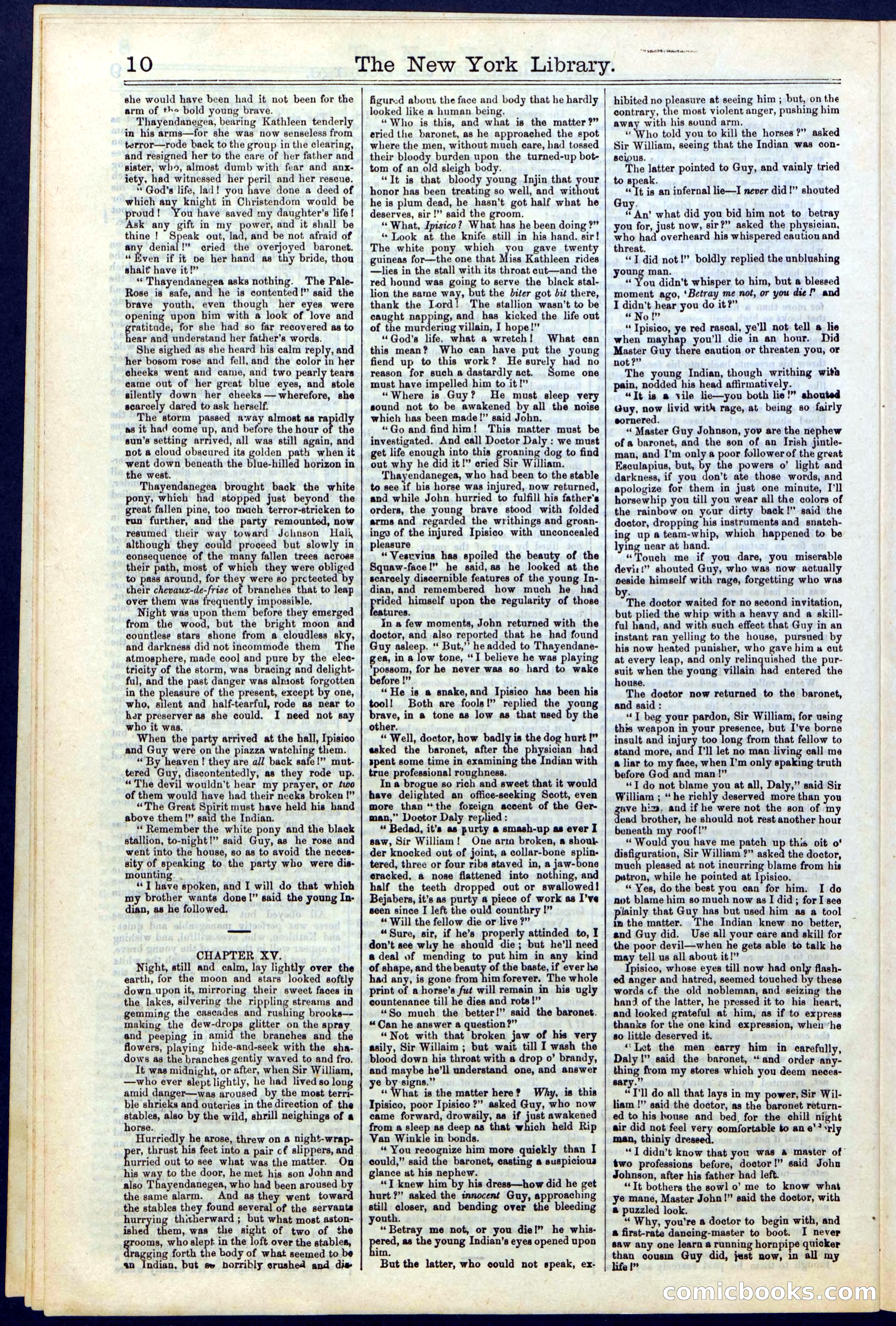 Beadle's Dime Library, Vol. II, No. 14 — page 10 of 28