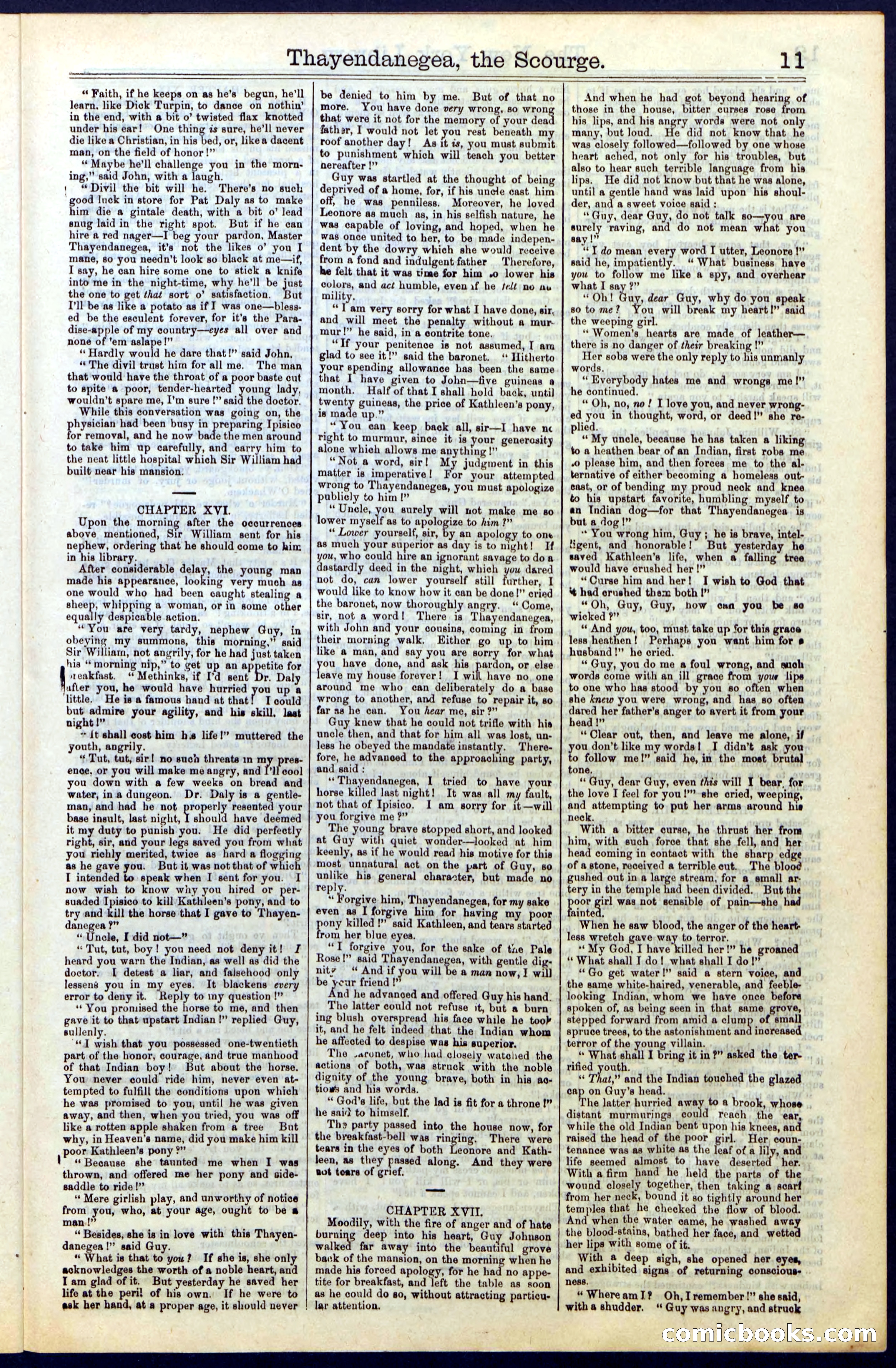 Beadle's Dime Library, Vol. II, No. 14 — page 11 of 28