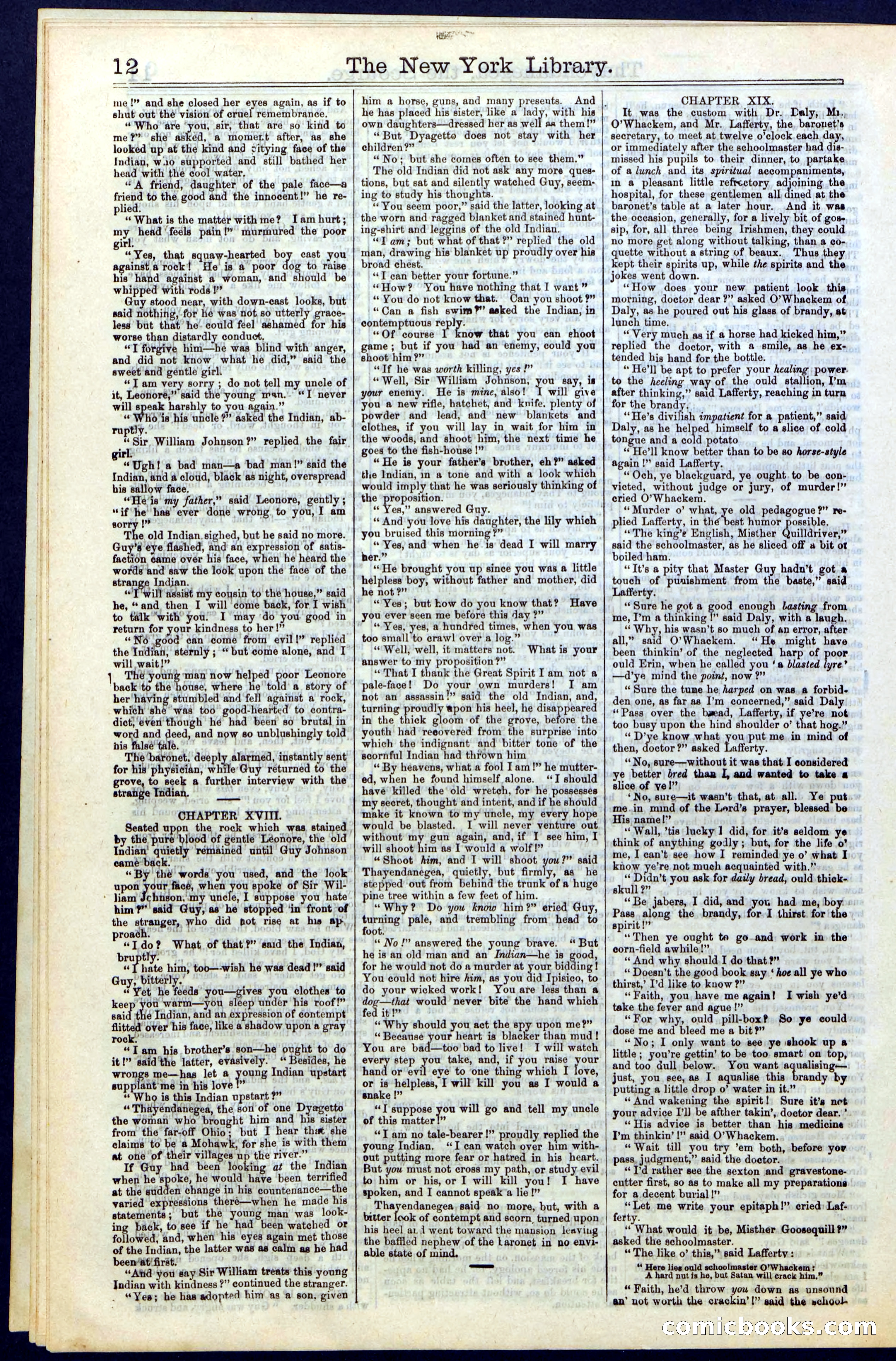 Beadle's Dime Library, Vol. II, No. 14 — page 12 of 28