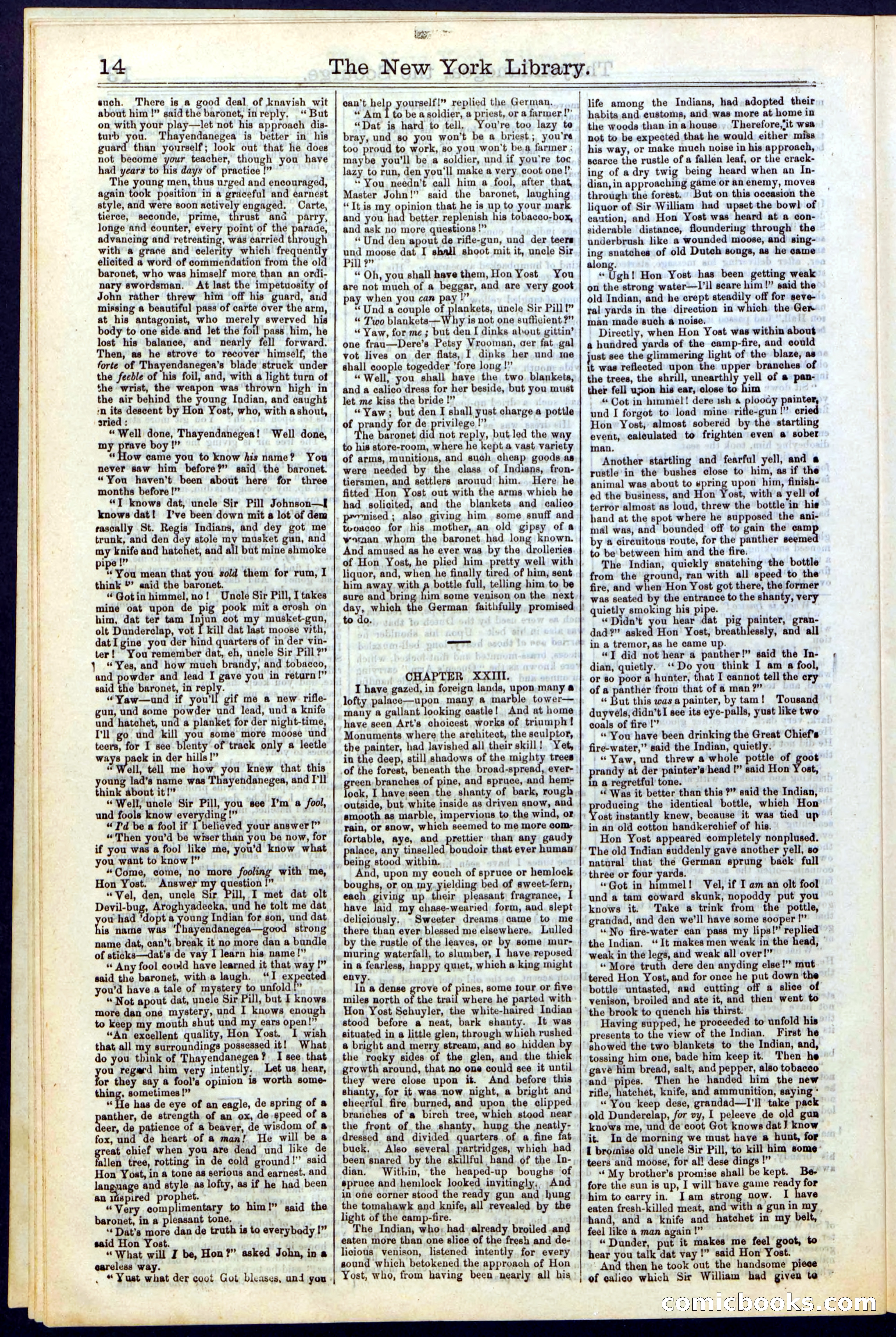 Beadle's Dime Library, Vol. II, No. 14 — page 14 of 28