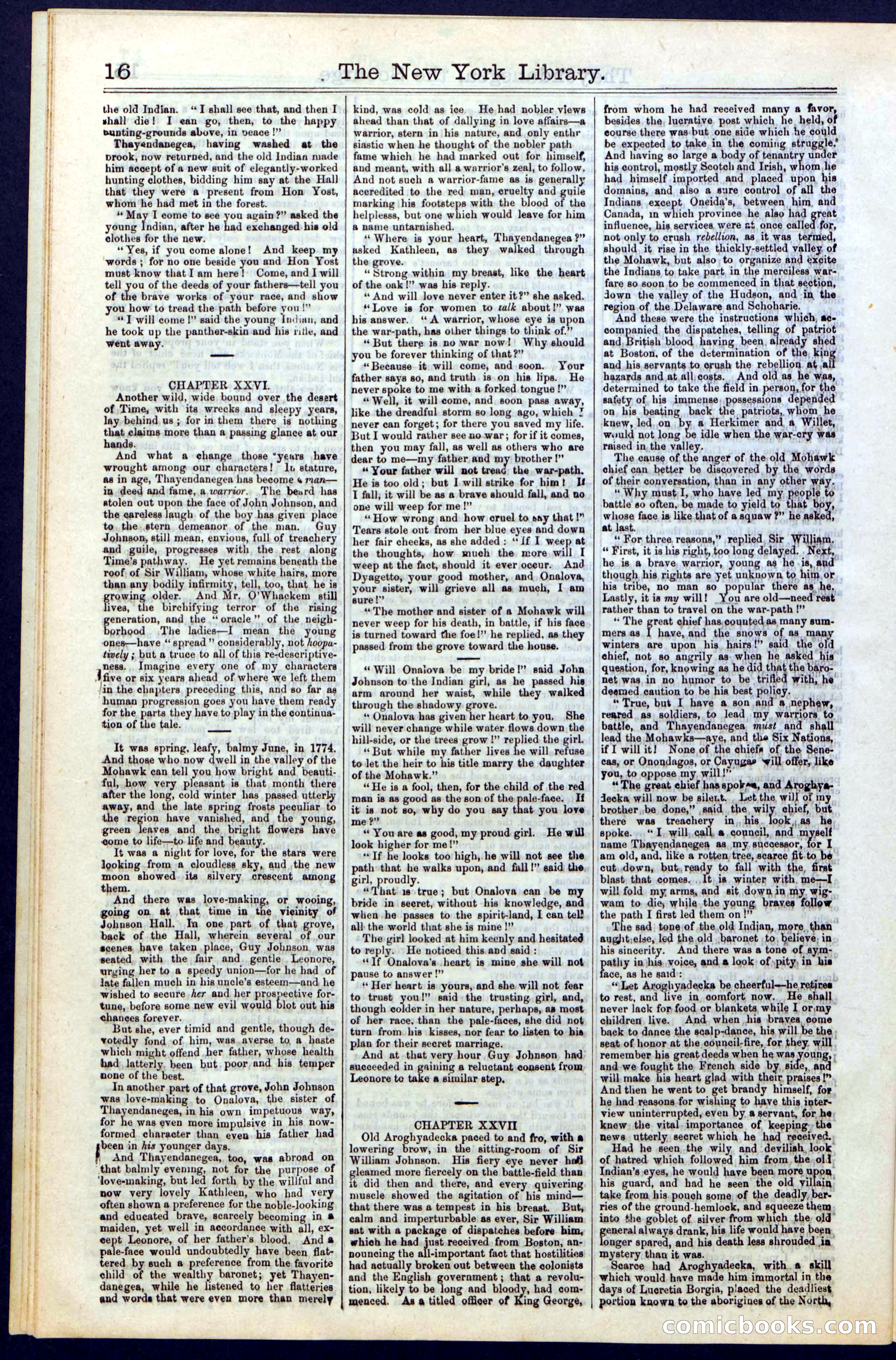 Beadle's Dime Library, Vol. II, No. 14 — page 16 of 28