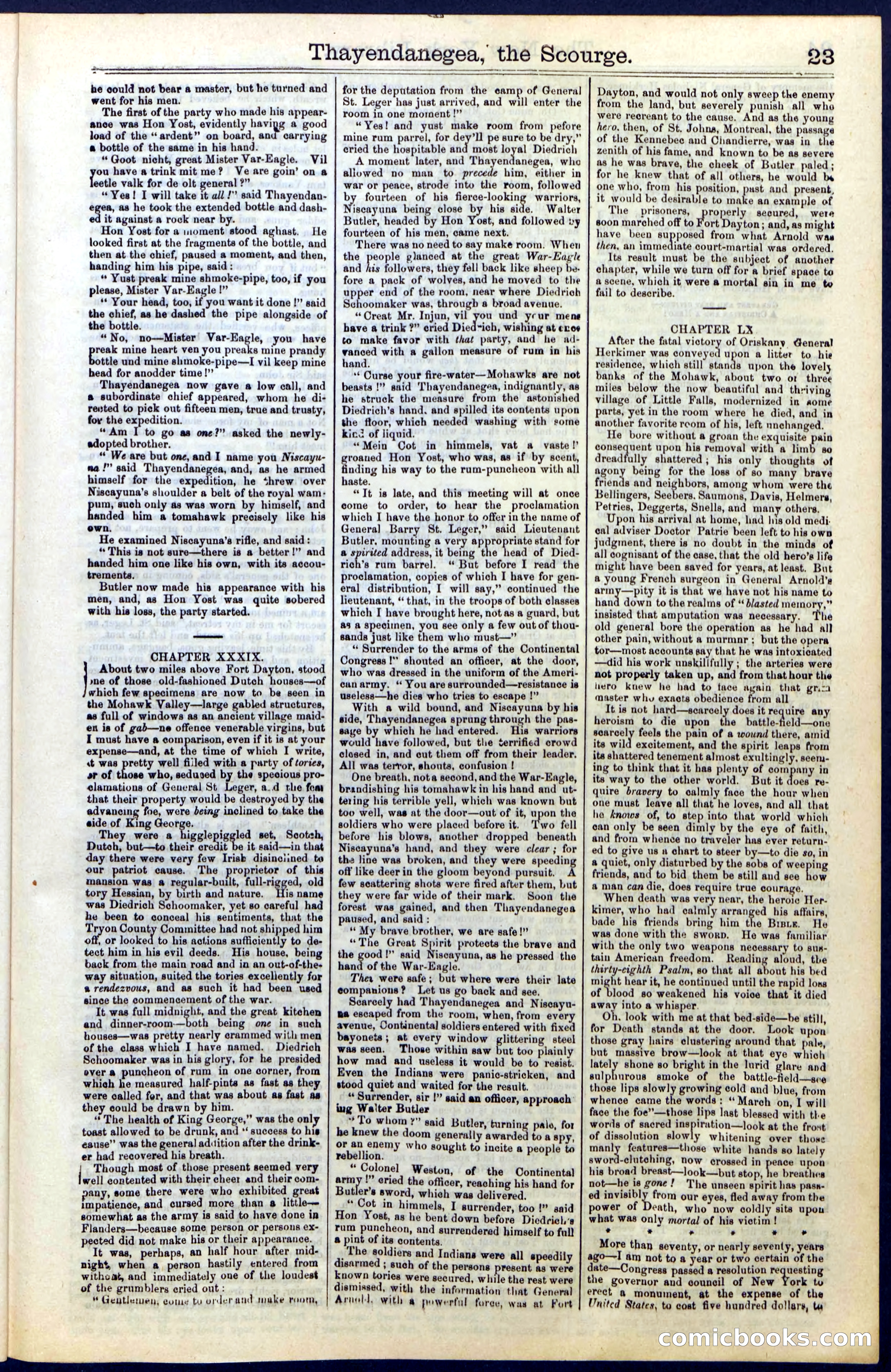 Beadle's Dime Library, Vol. II, No. 14 — page 23 of 28