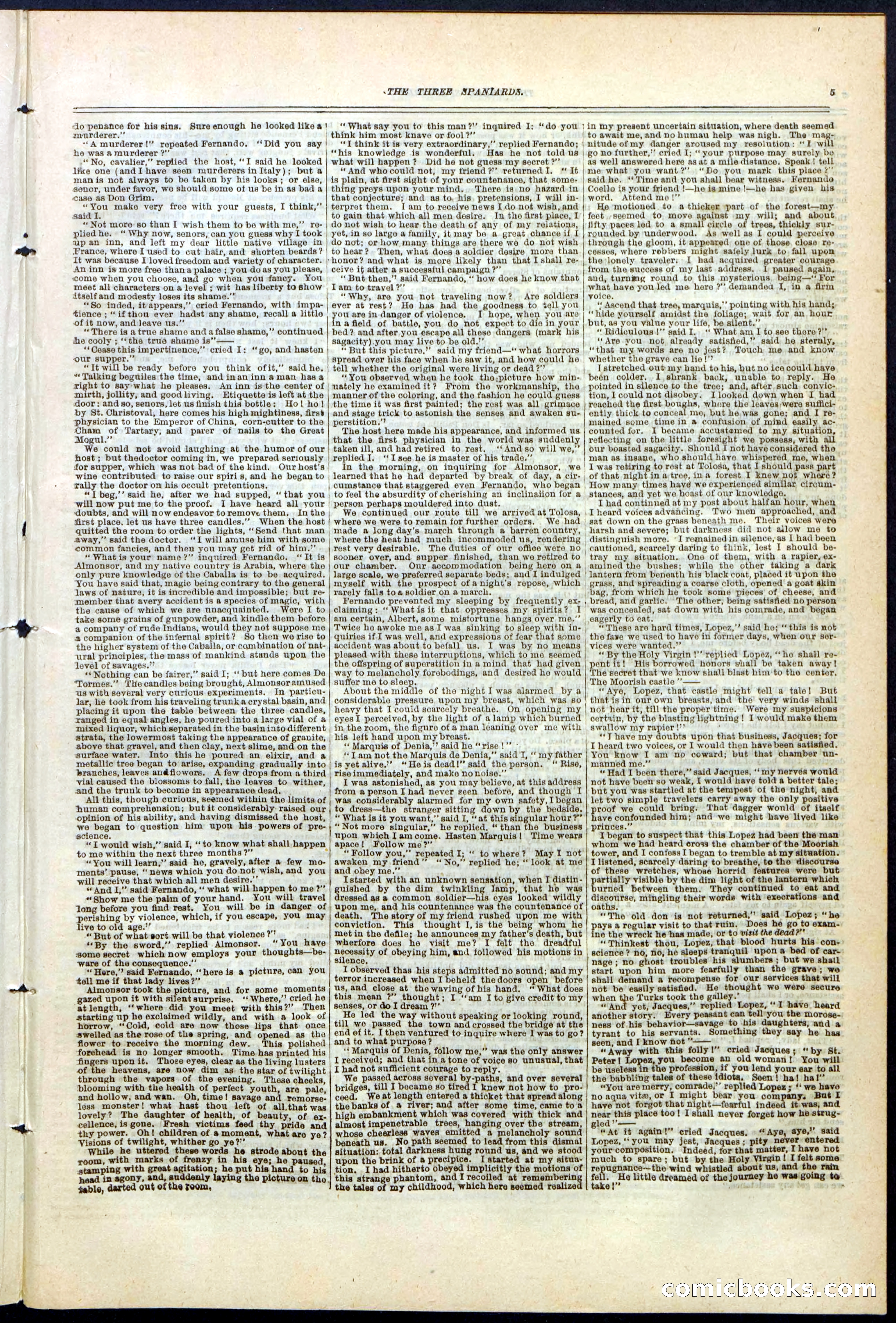Beadle's New York Dime Library No. 140 — page 5 of 48