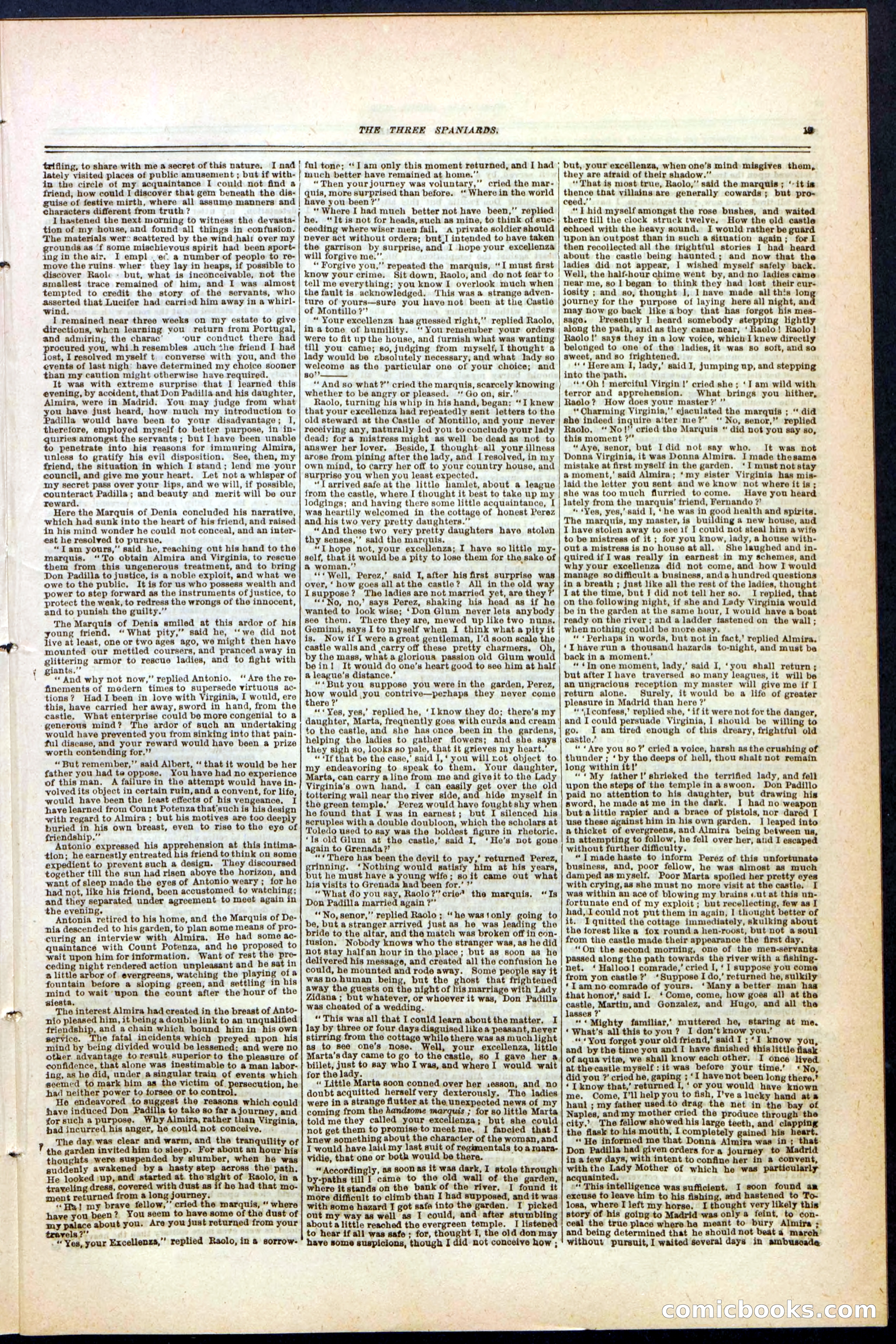 Beadle's New York Dime Library No. 140 — page 19 of 48