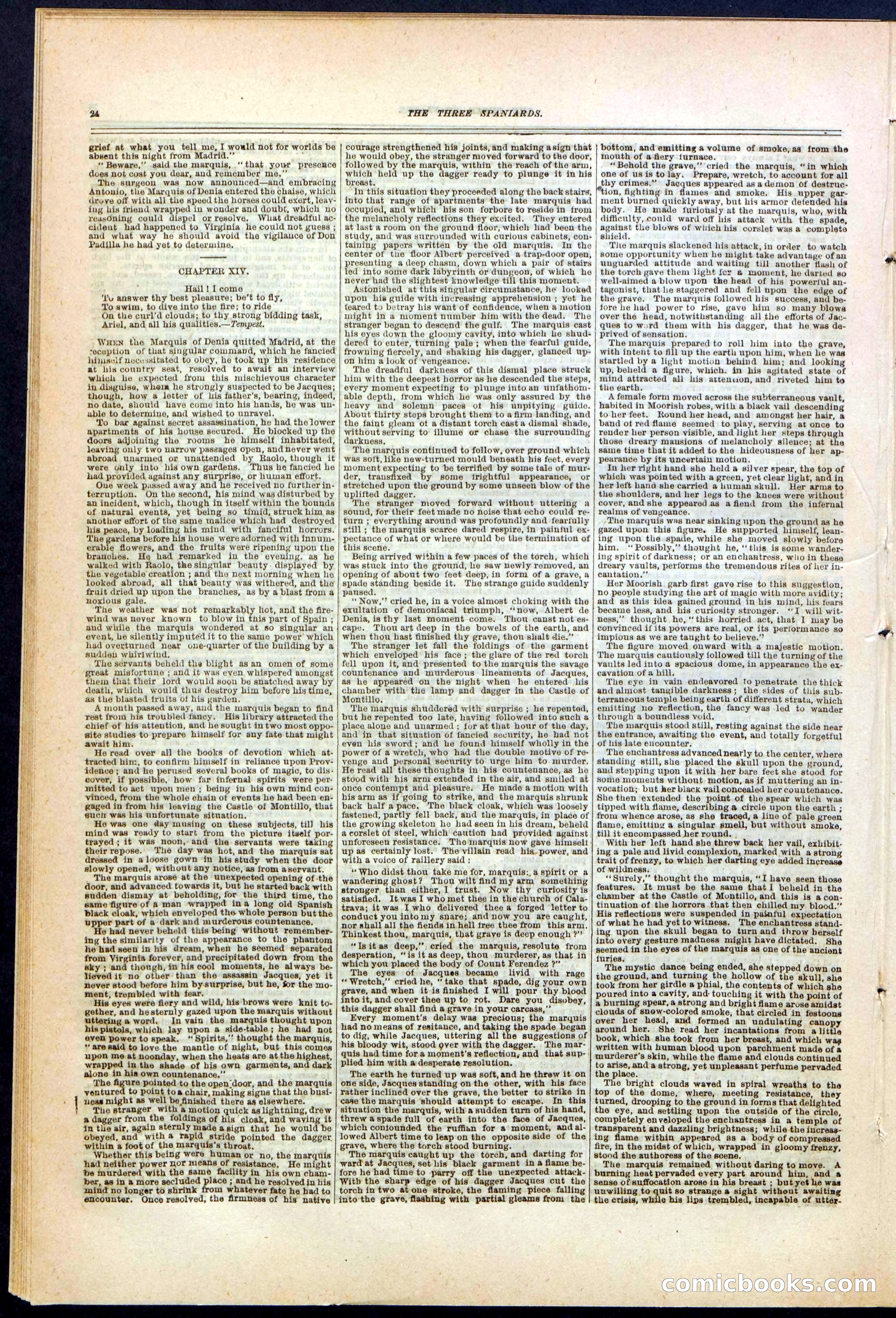 Beadle's New York Dime Library No. 140 — page 24 of 48