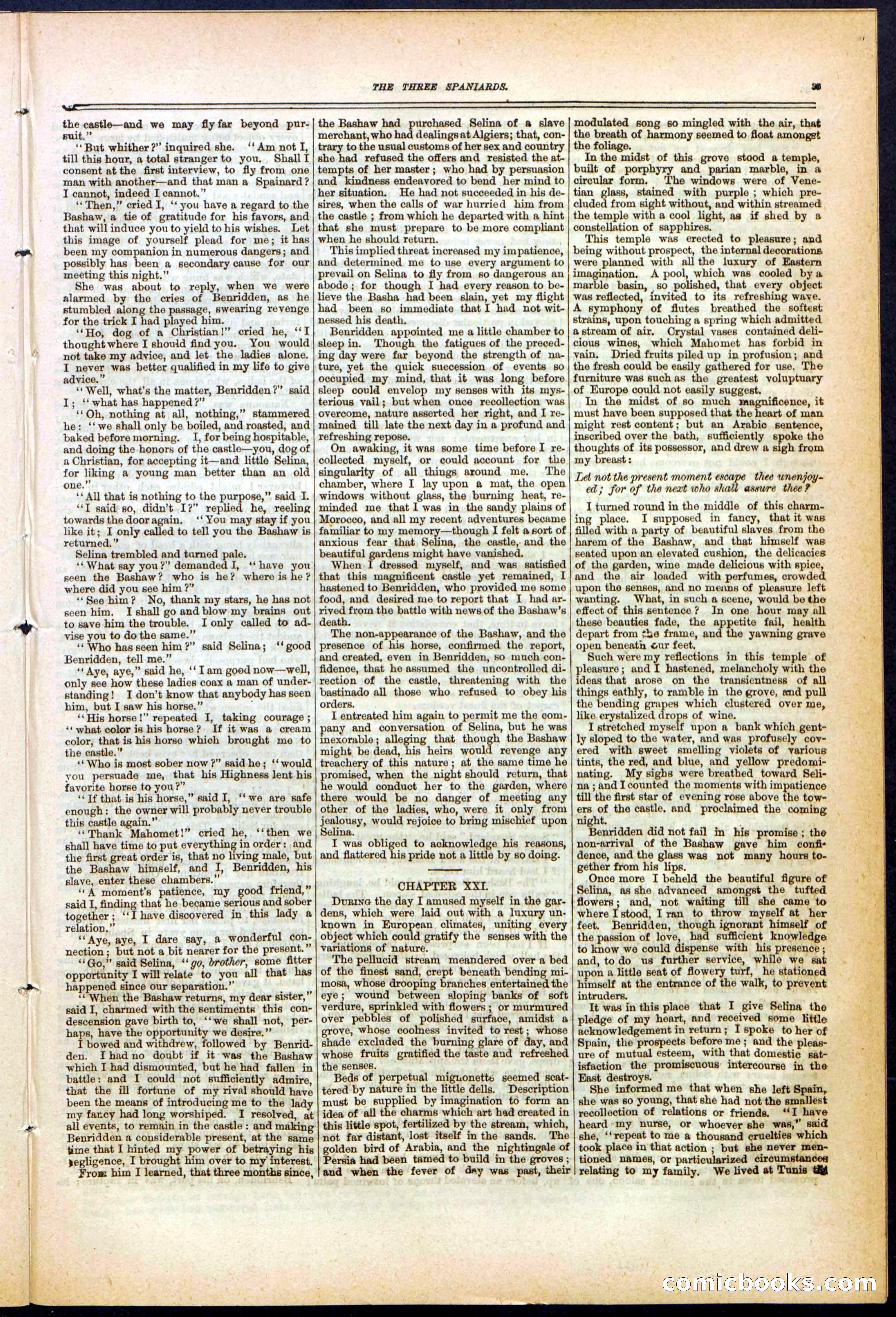 Beadle's New York Dime Library No. 140 — page 35 of 48