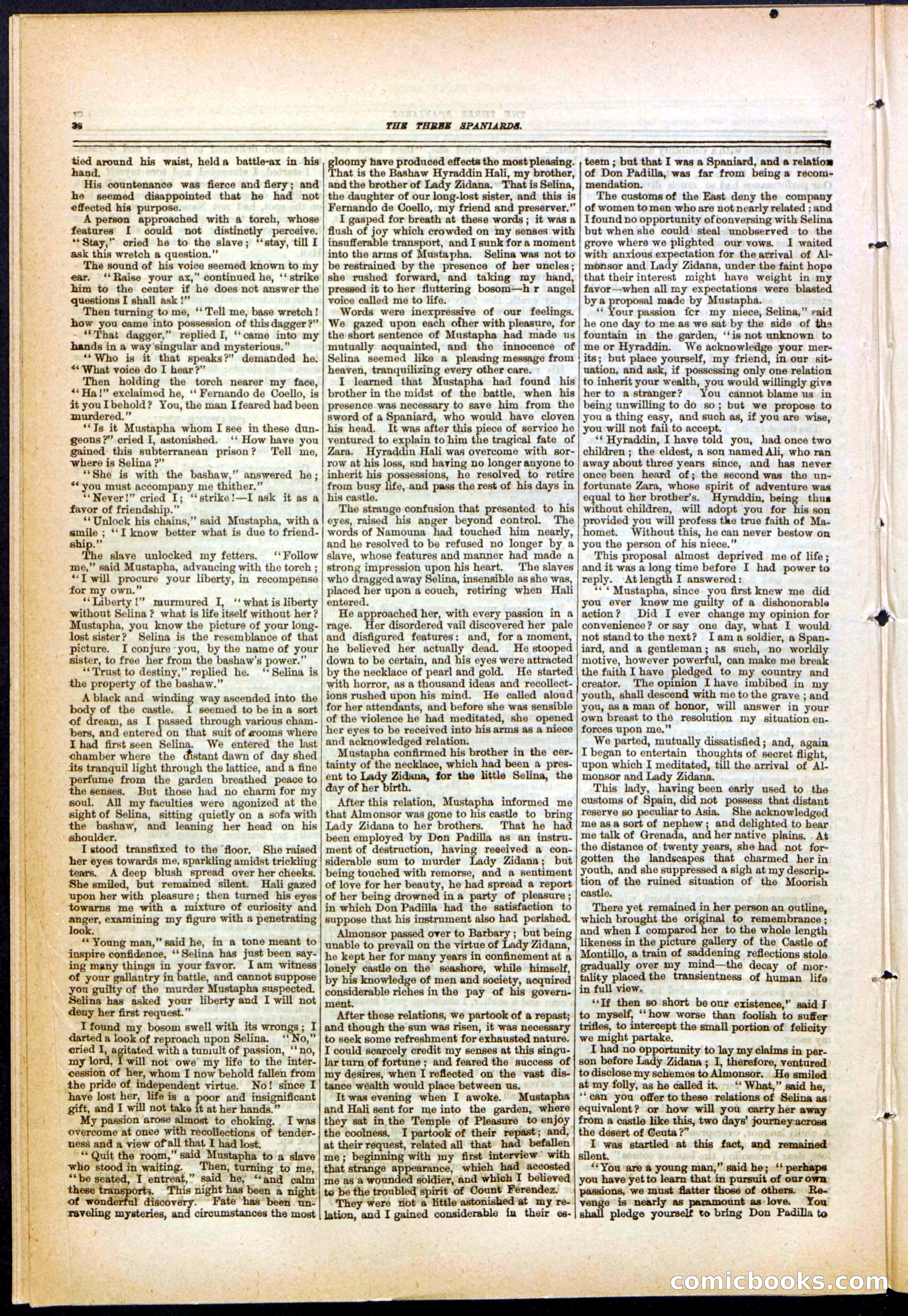 Beadle's New York Dime Library No. 140 — page 38 of 48