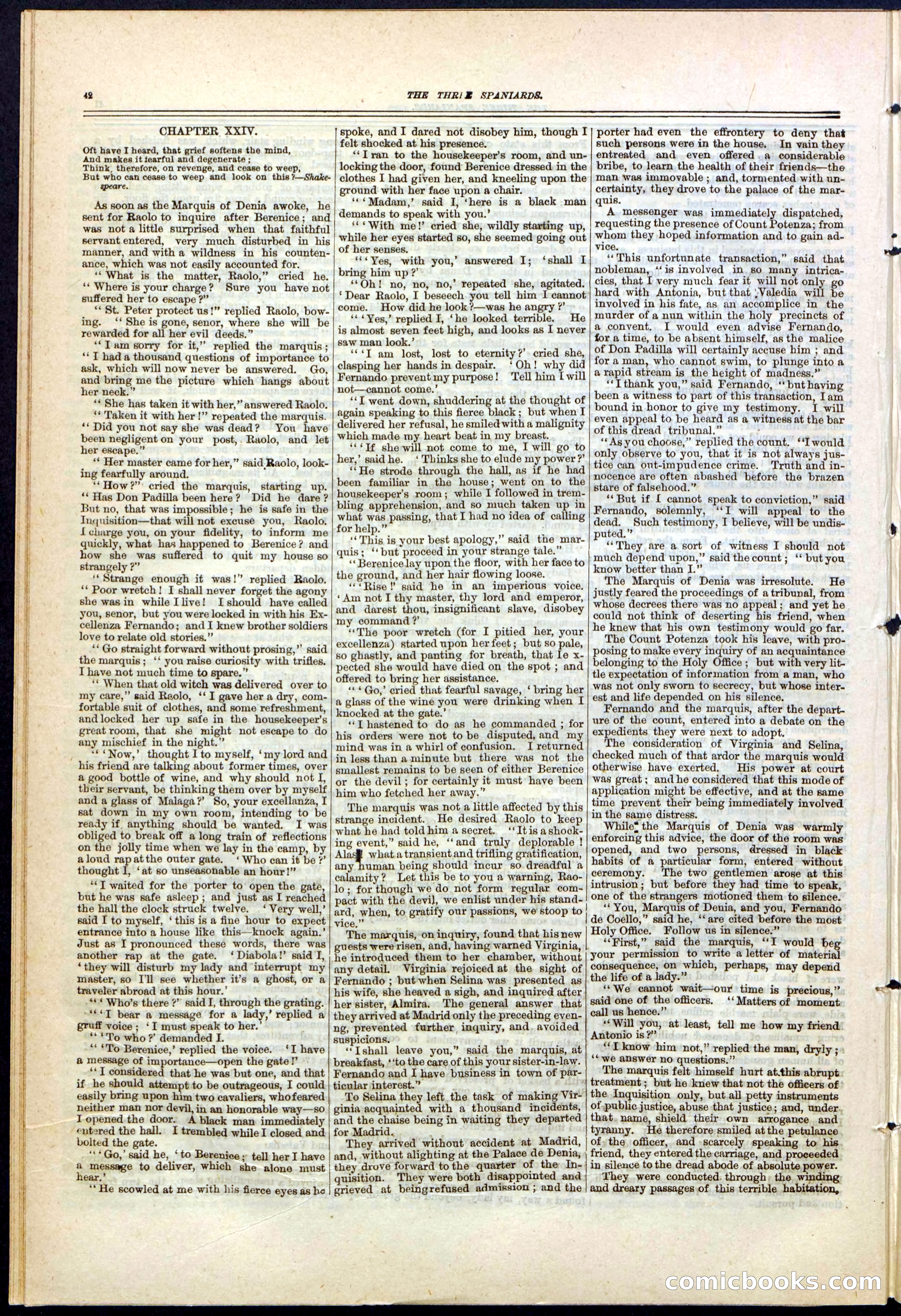 Beadle's New York Dime Library No. 140 — page 42 of 48
