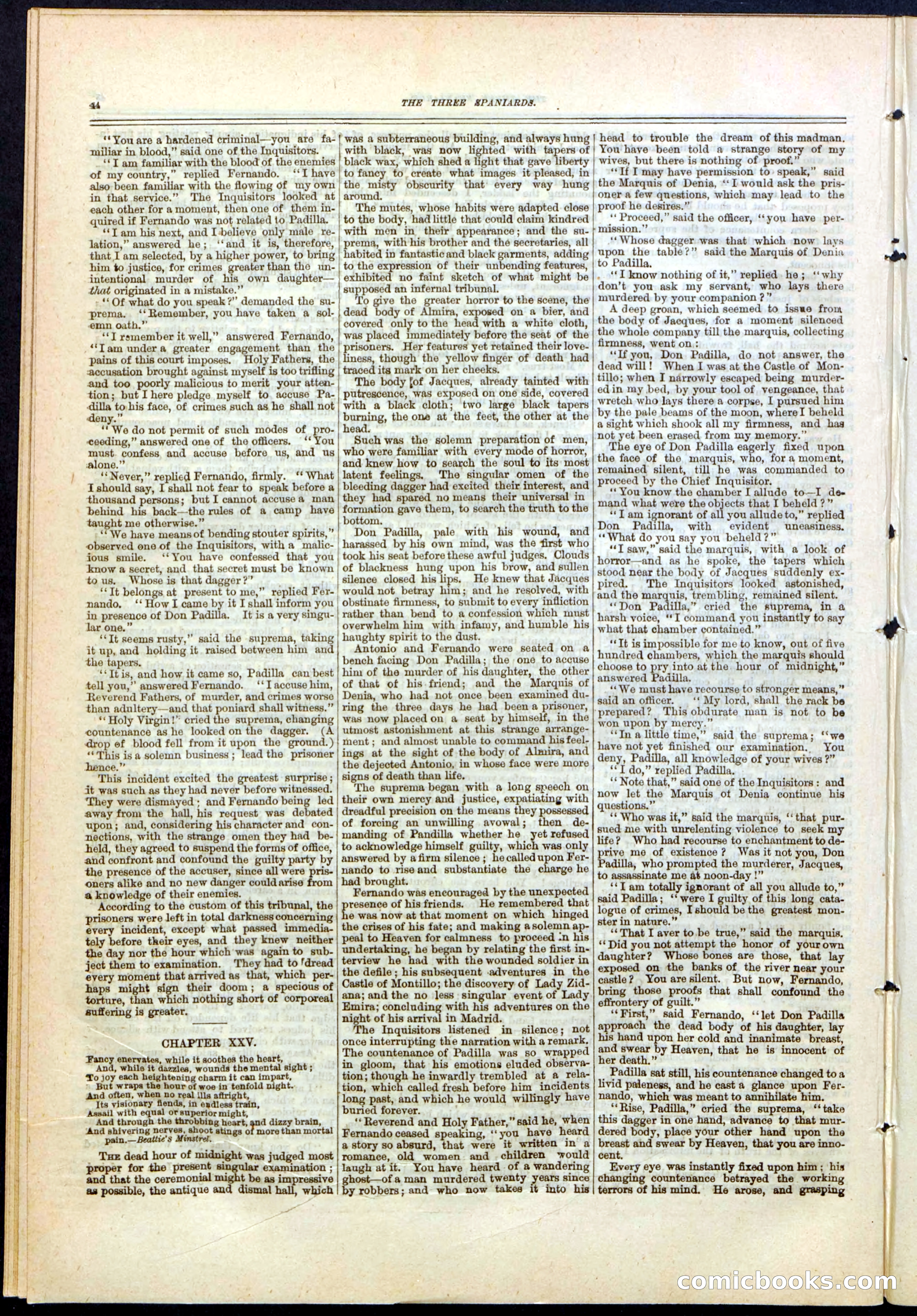 Beadle's New York Dime Library No. 140 — page 44 of 48