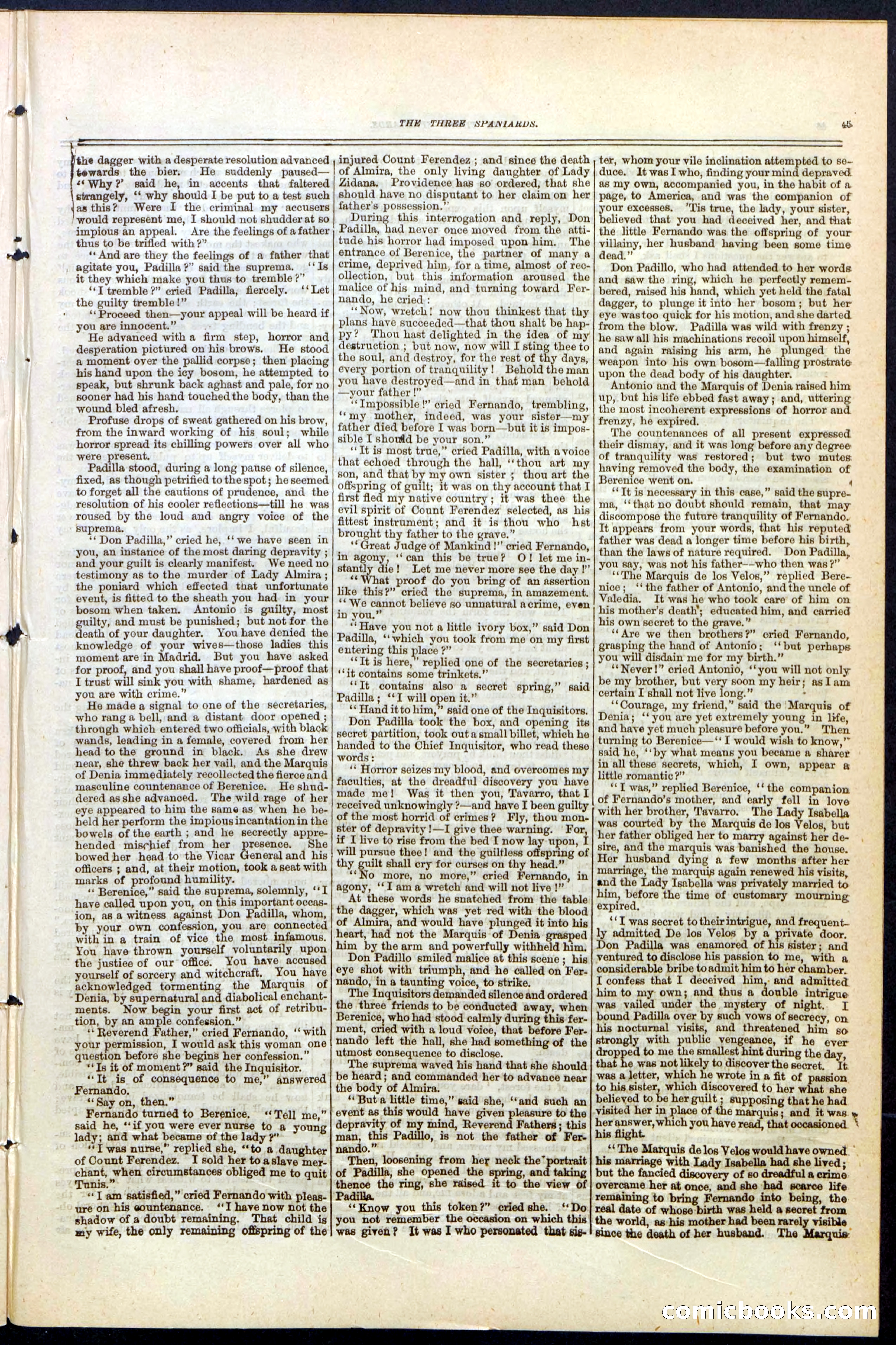 Beadle's New York Dime Library No. 140 — page 45 of 48