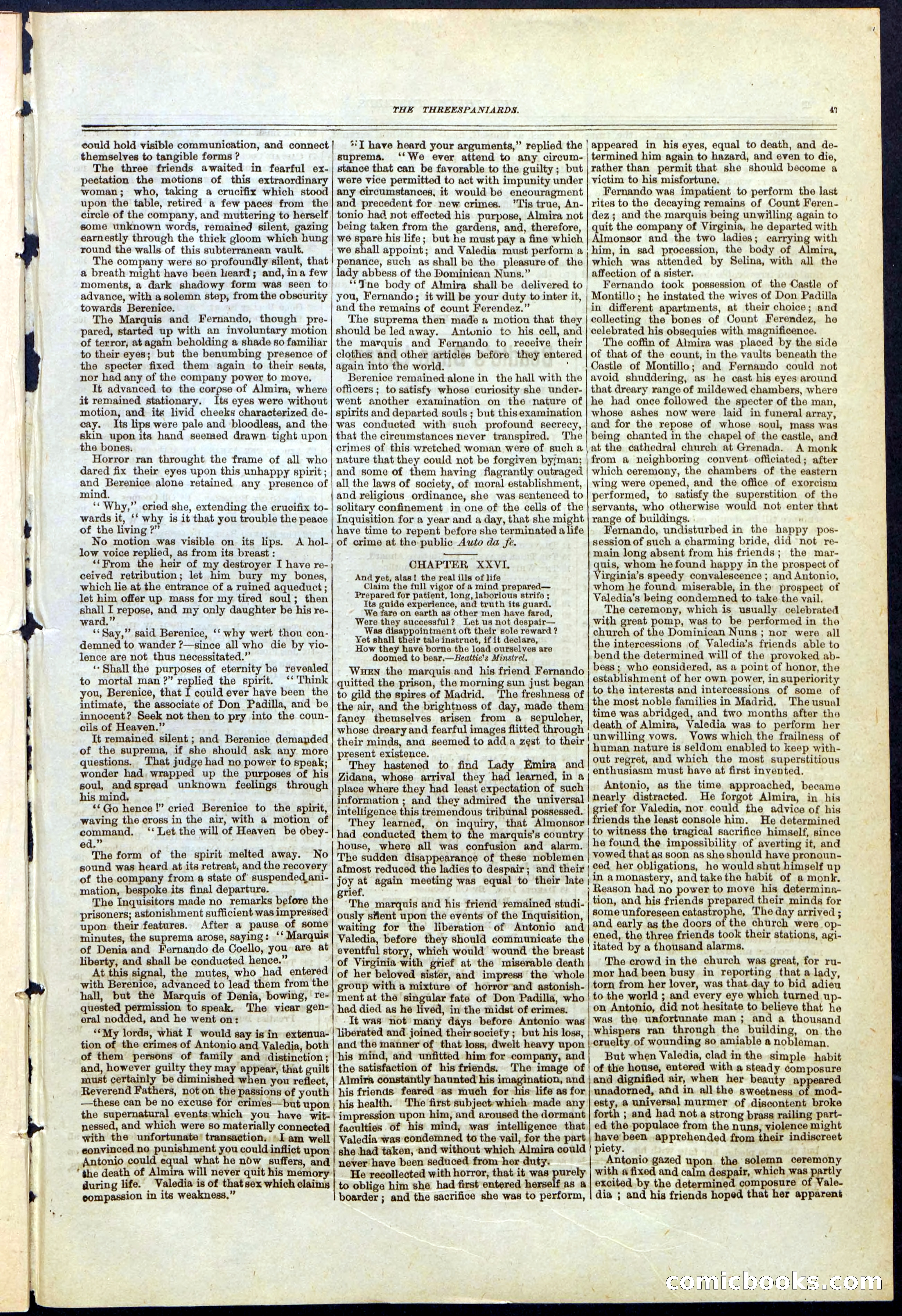 Beadle's New York Dime Library No. 140 — page 47 of 48