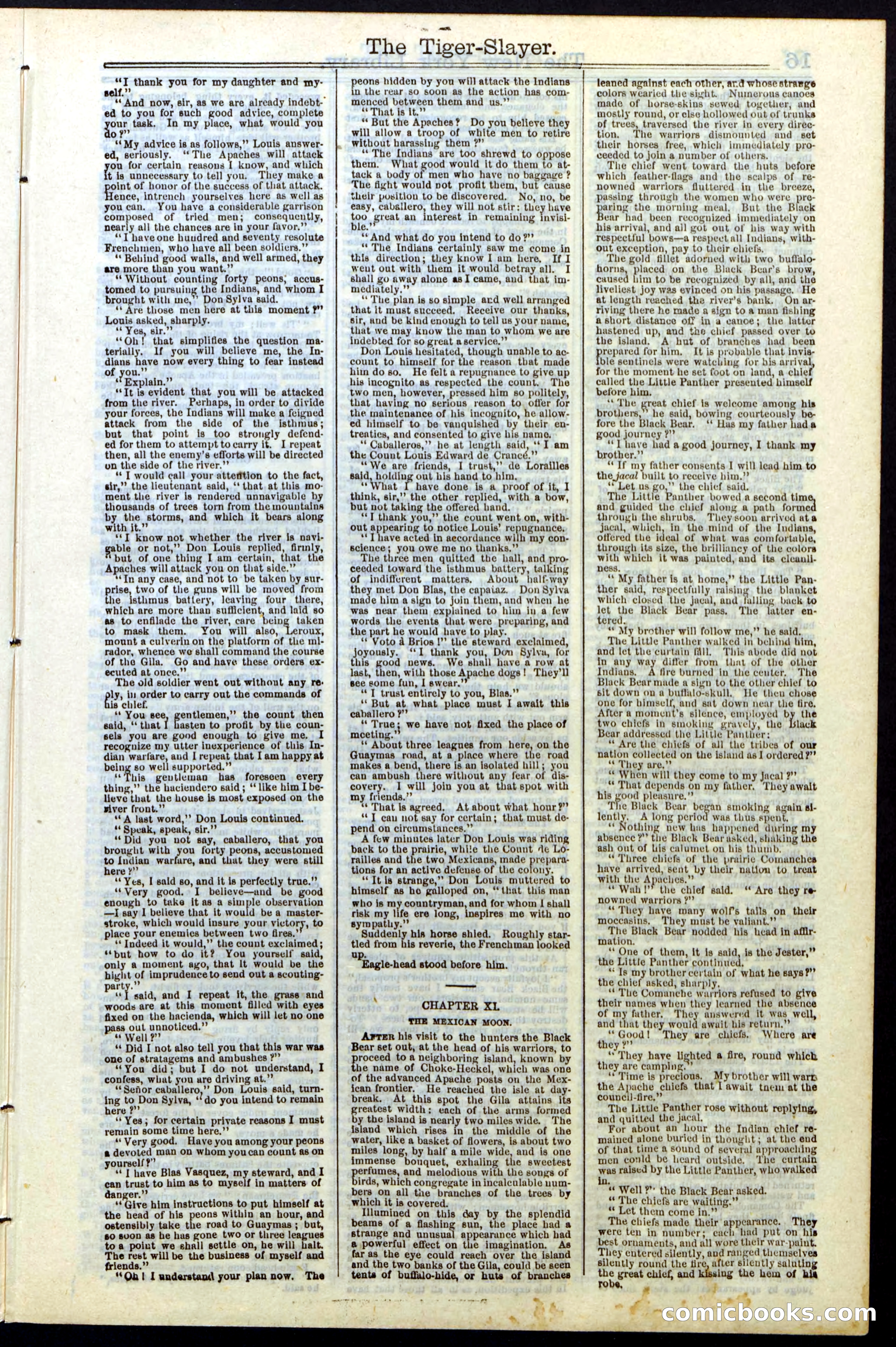 Beadle's New York Dime Library, Vol. II, No. 15 — page 15 of 40