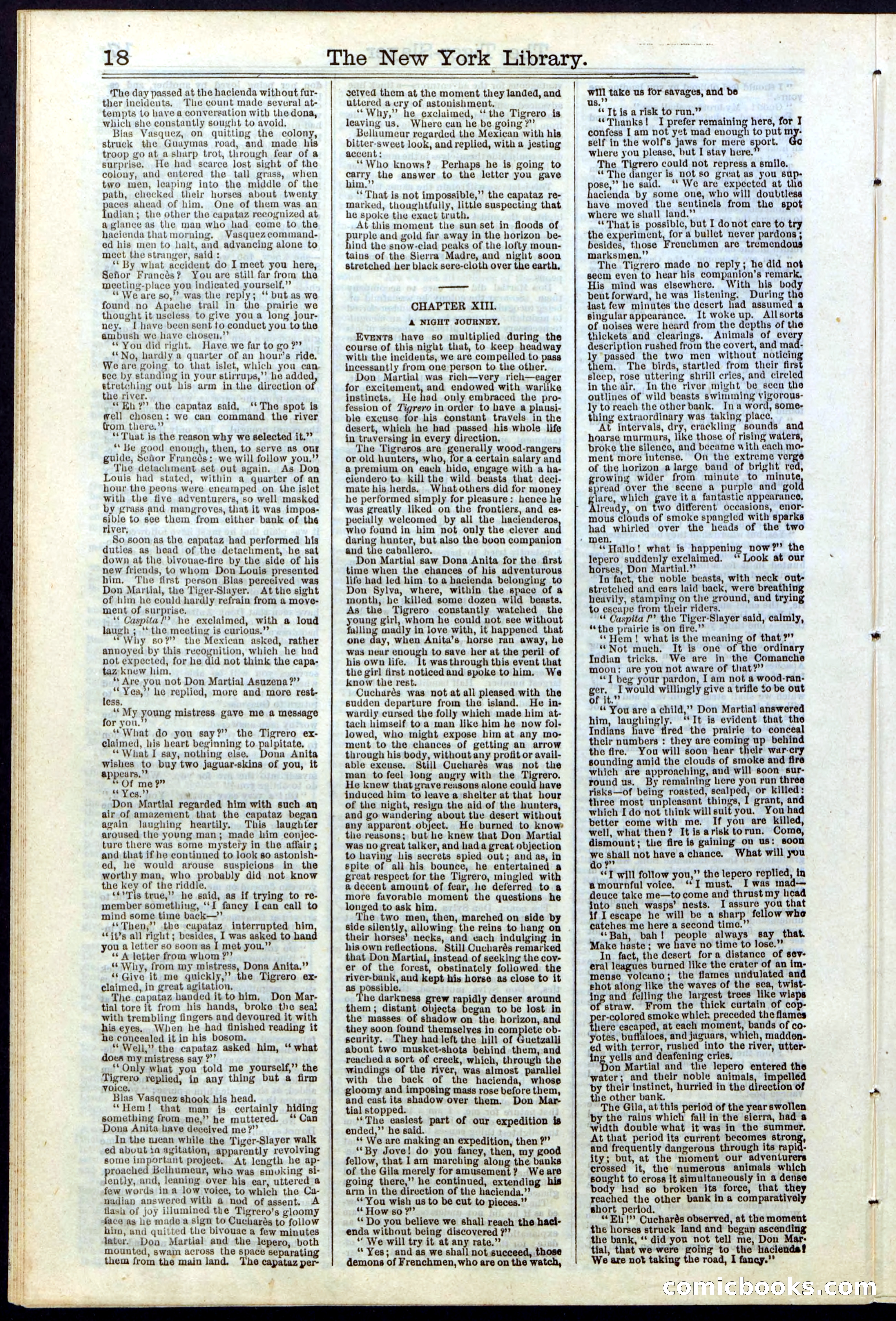 Beadle's New York Dime Library, Vol. II, No. 15 — page 18 of 40