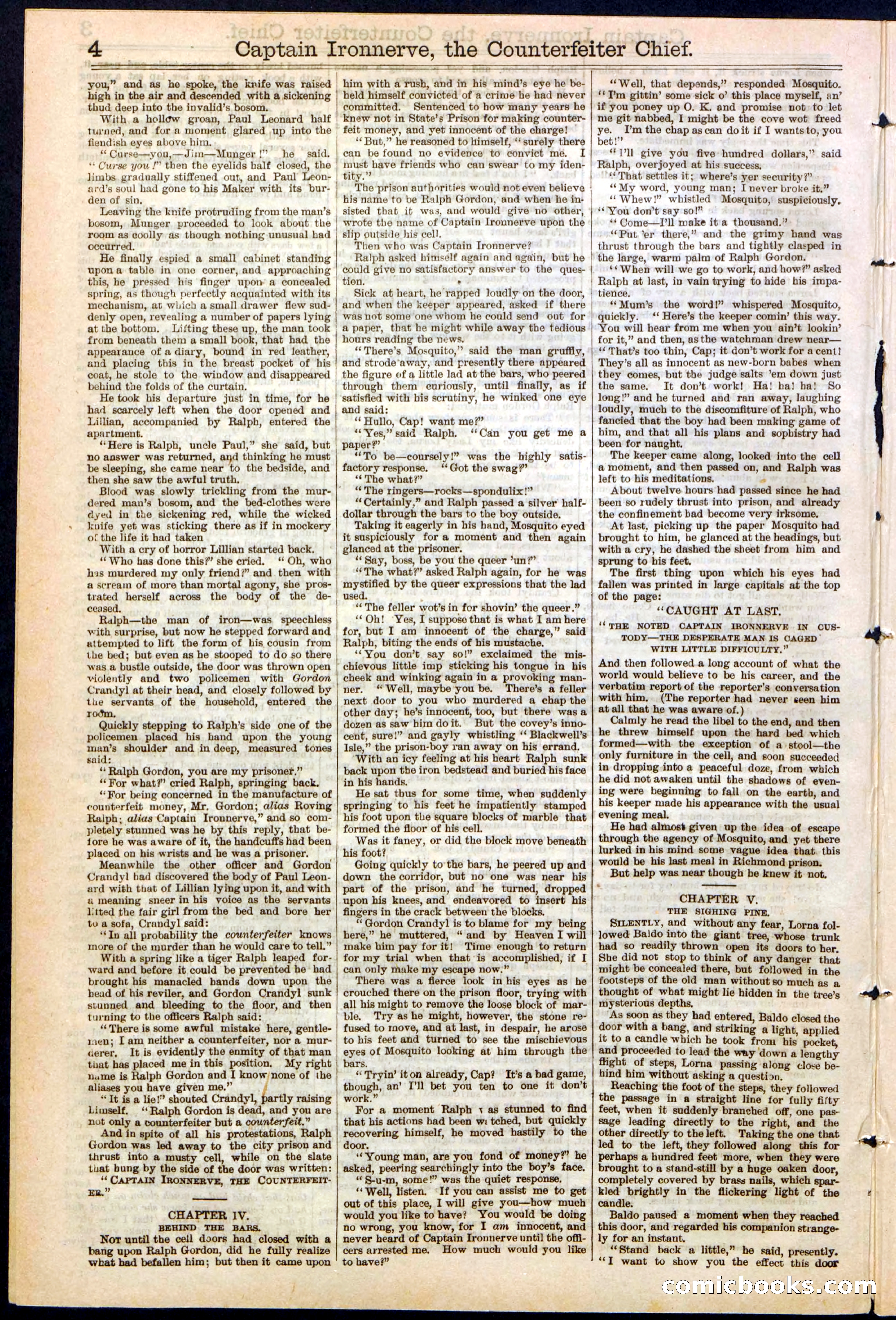Beadle's Dime Library No. 152 — page 4 of 32