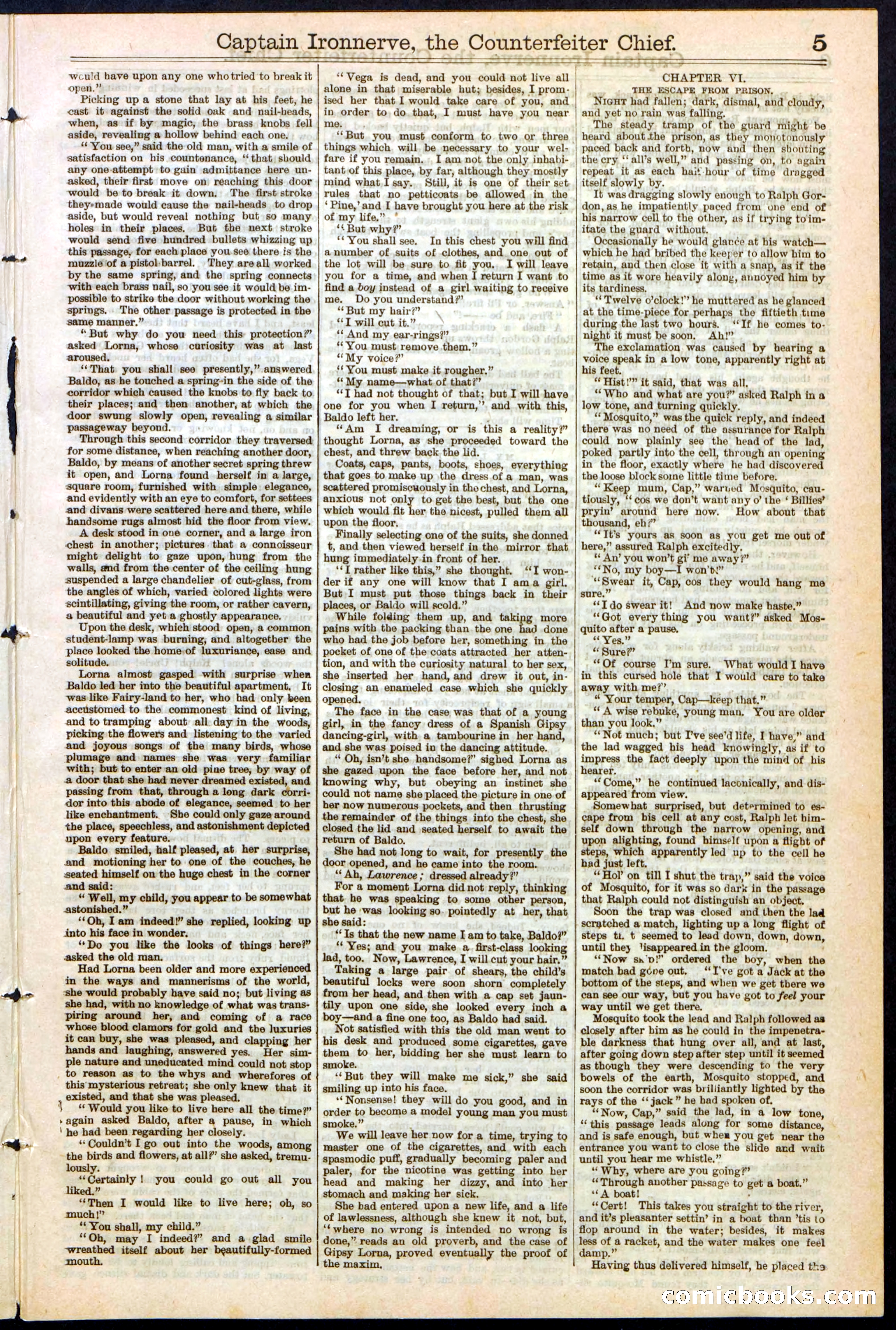 Beadle's Dime Library No. 152 — page 5 of 32