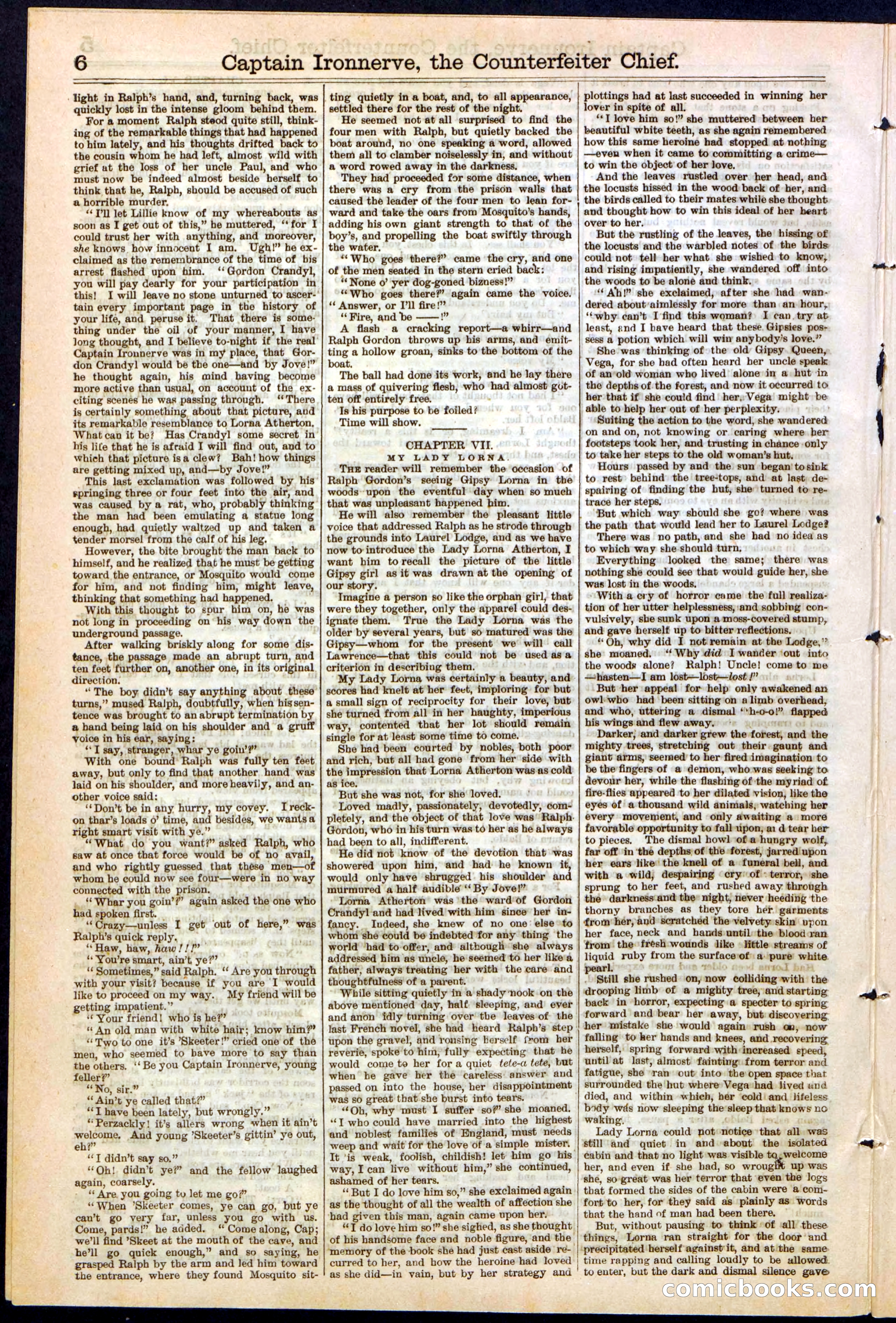 Beadle's Dime Library No. 152 — page 6 of 32