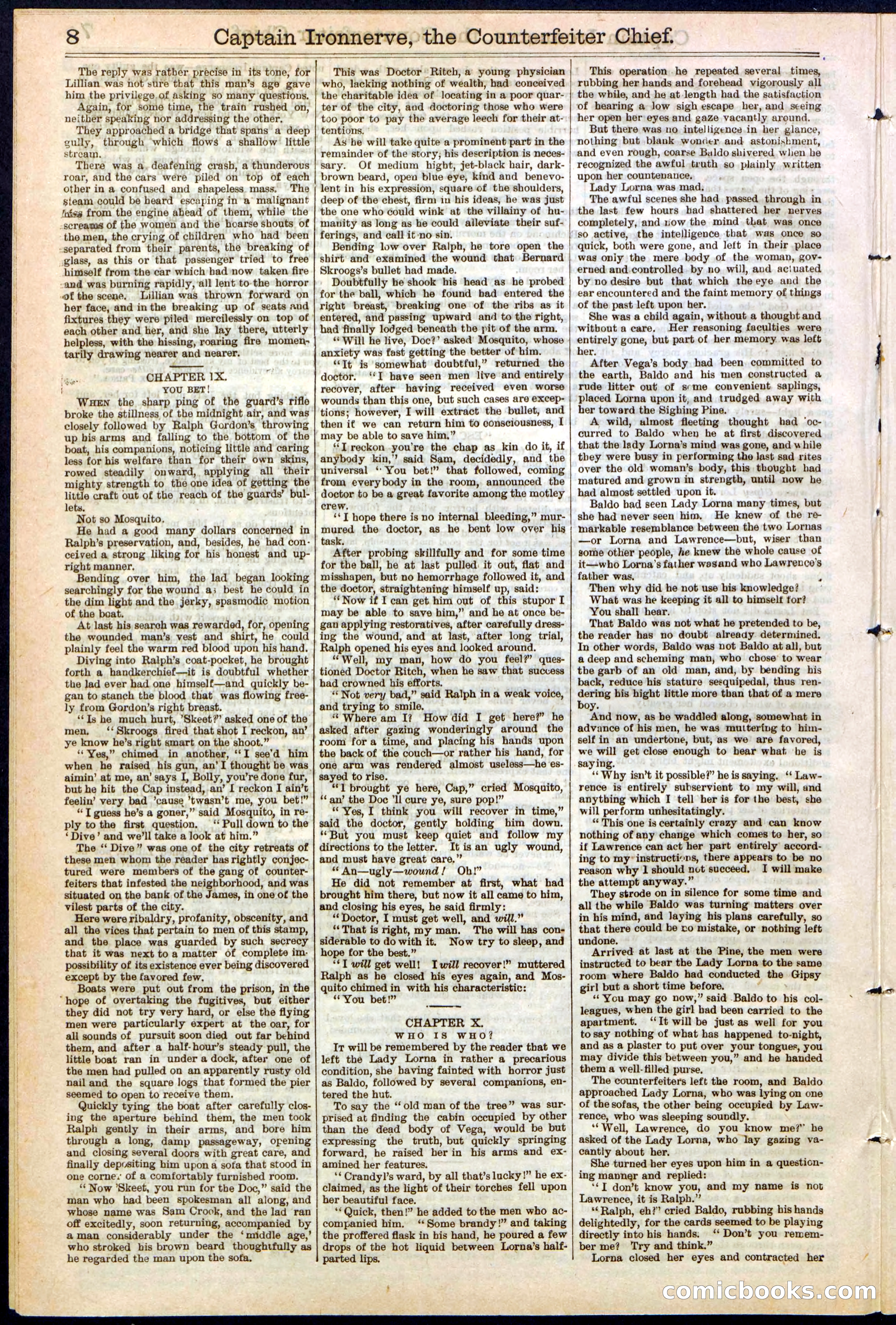 Beadle's Dime Library No. 152 — page 8 of 32