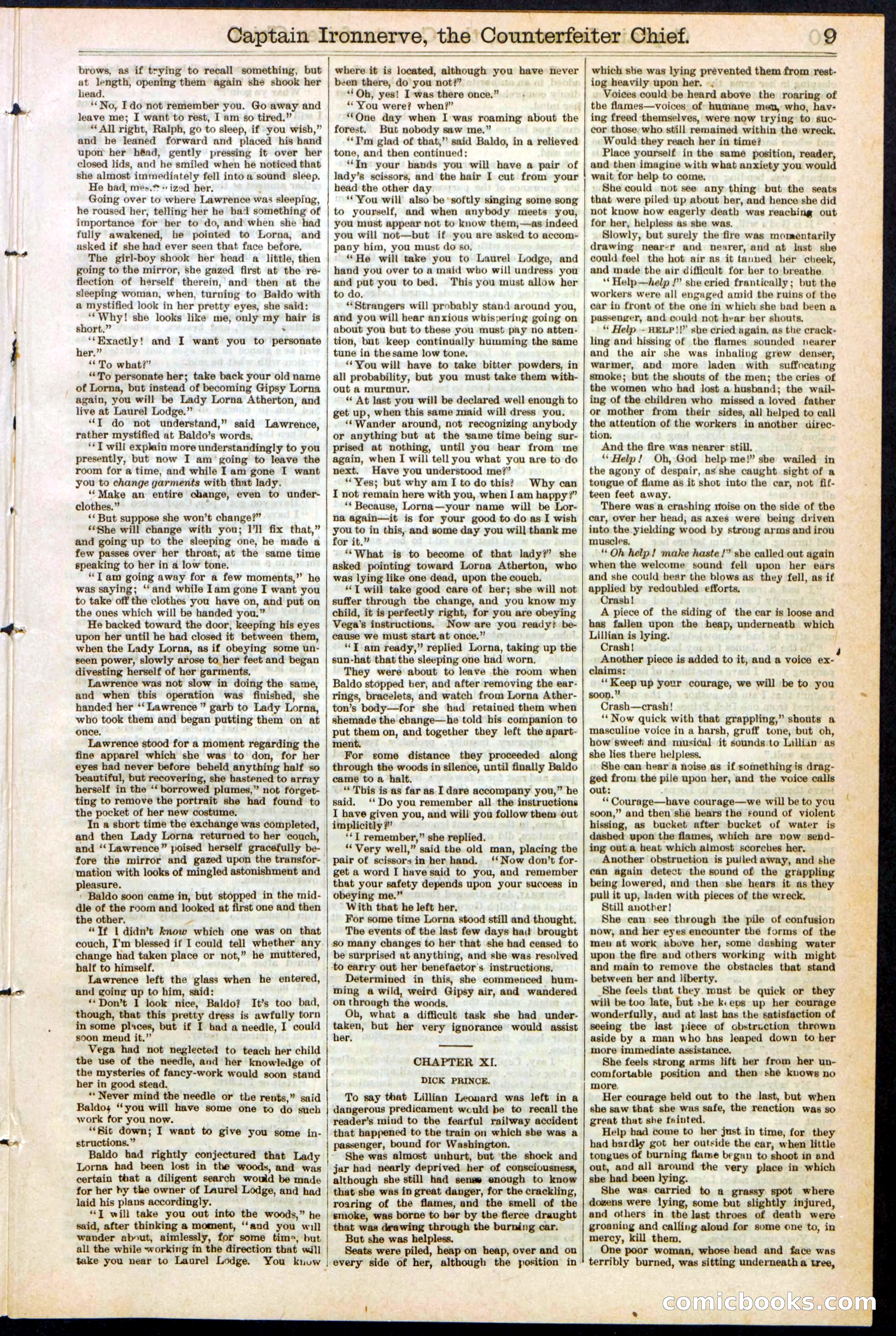 Beadle's Dime Library No. 152 — page 9 of 32