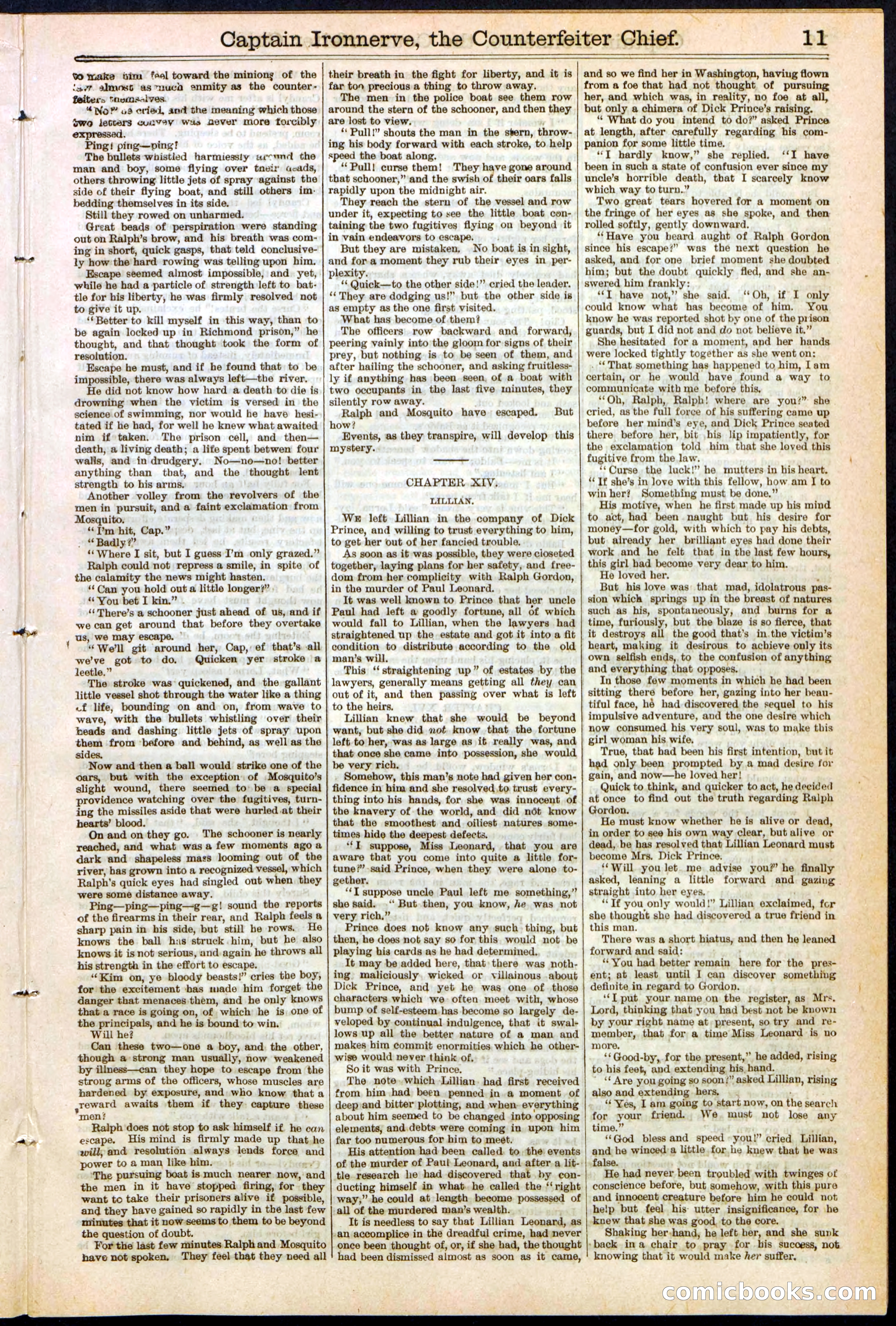 Beadle's Dime Library No. 152 — page 11 of 32