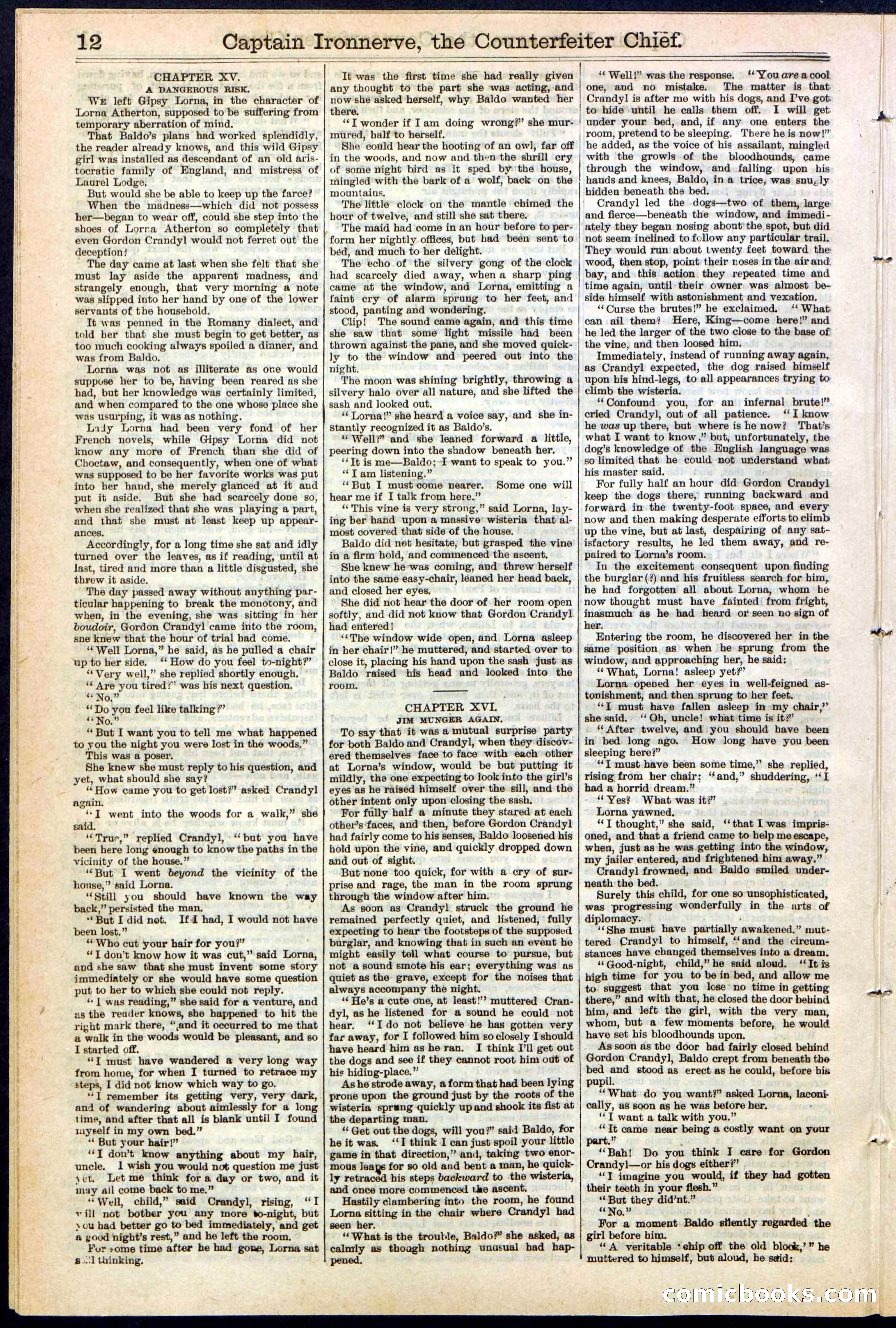 Beadle's Dime Library No. 152 — page 12 of 32