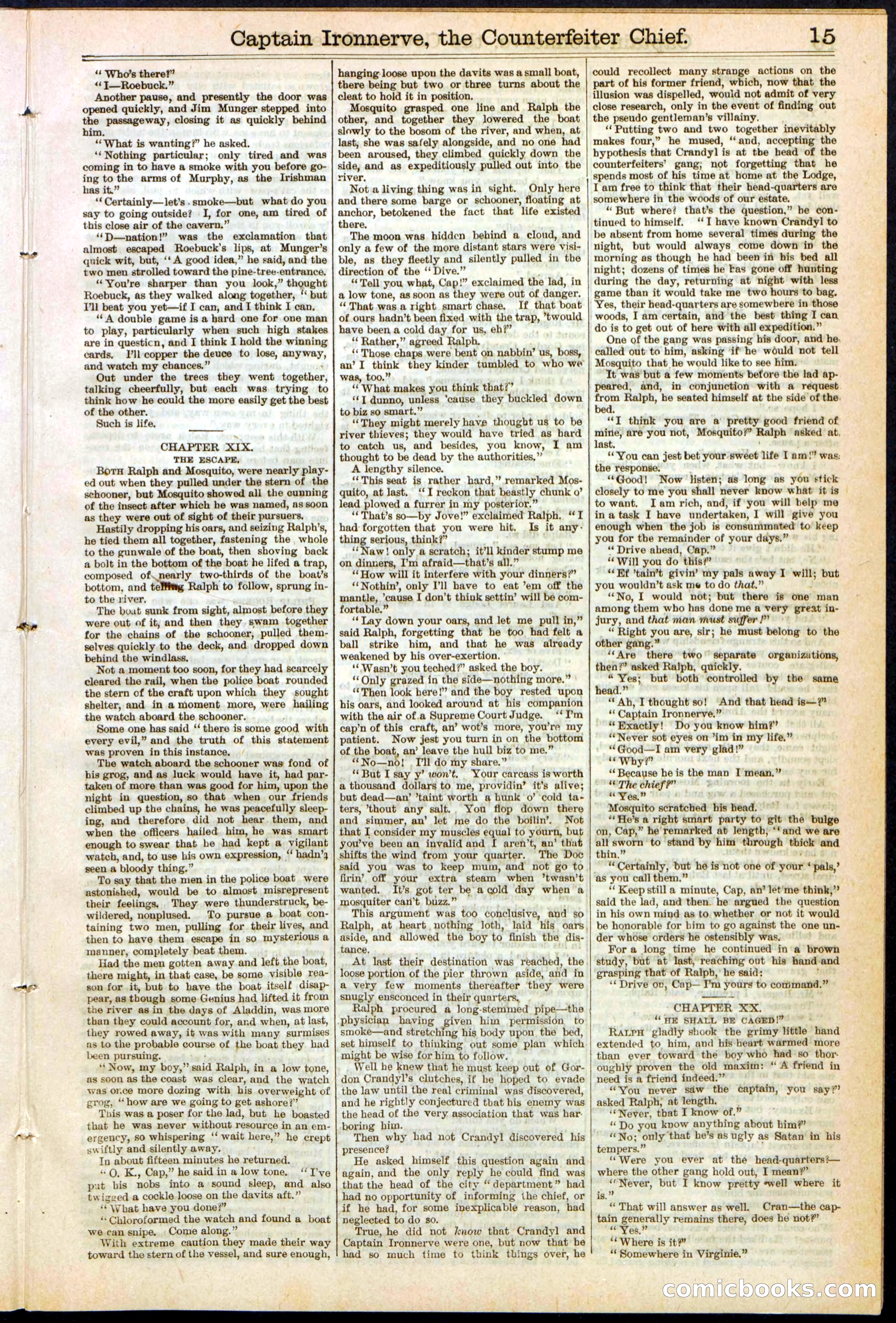 Beadle's Dime Library No. 152 — page 15 of 32