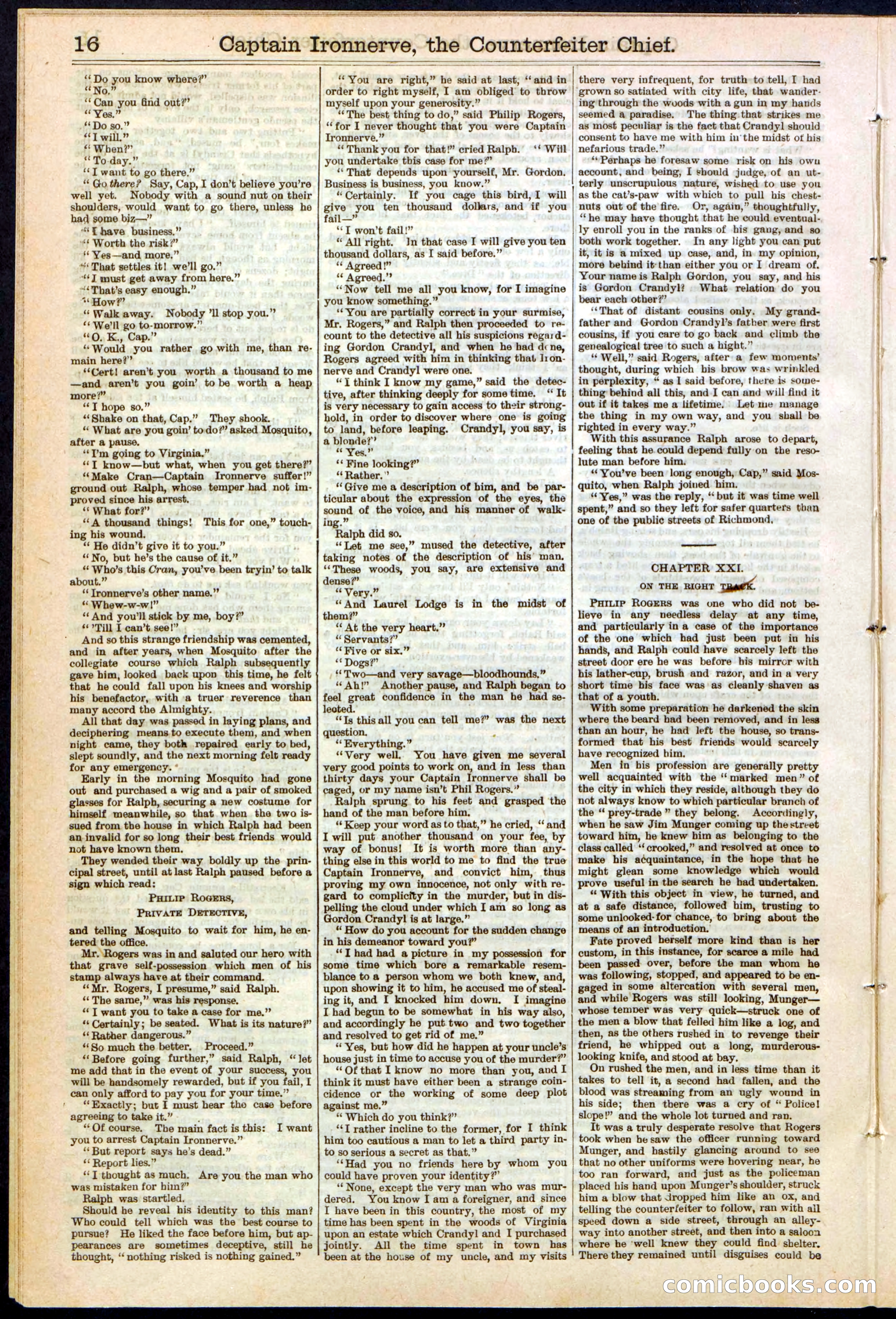 Beadle's Dime Library No. 152 — page 16 of 32