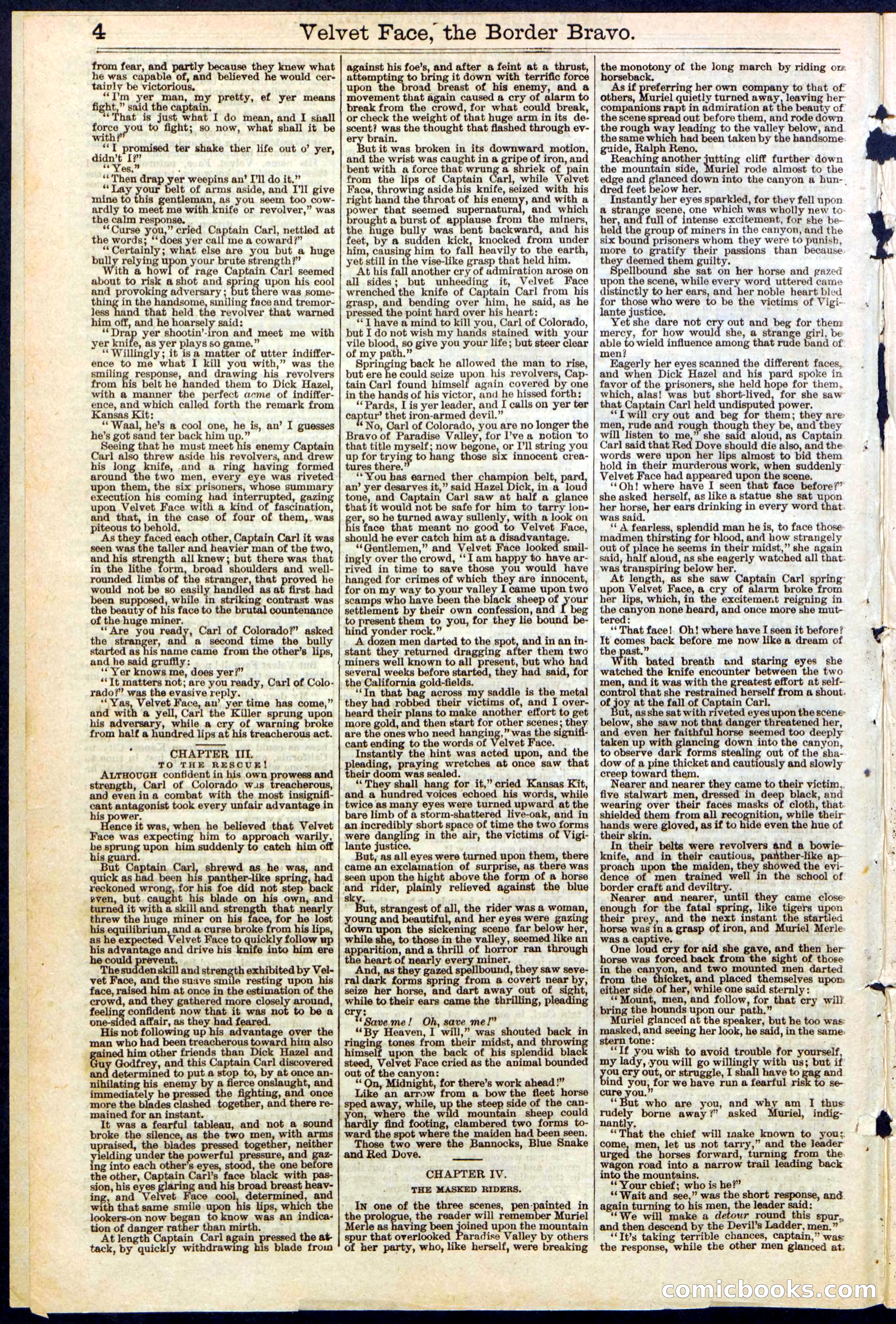 Beadle's New York Dime Library, No. 156 — page 4 of 24